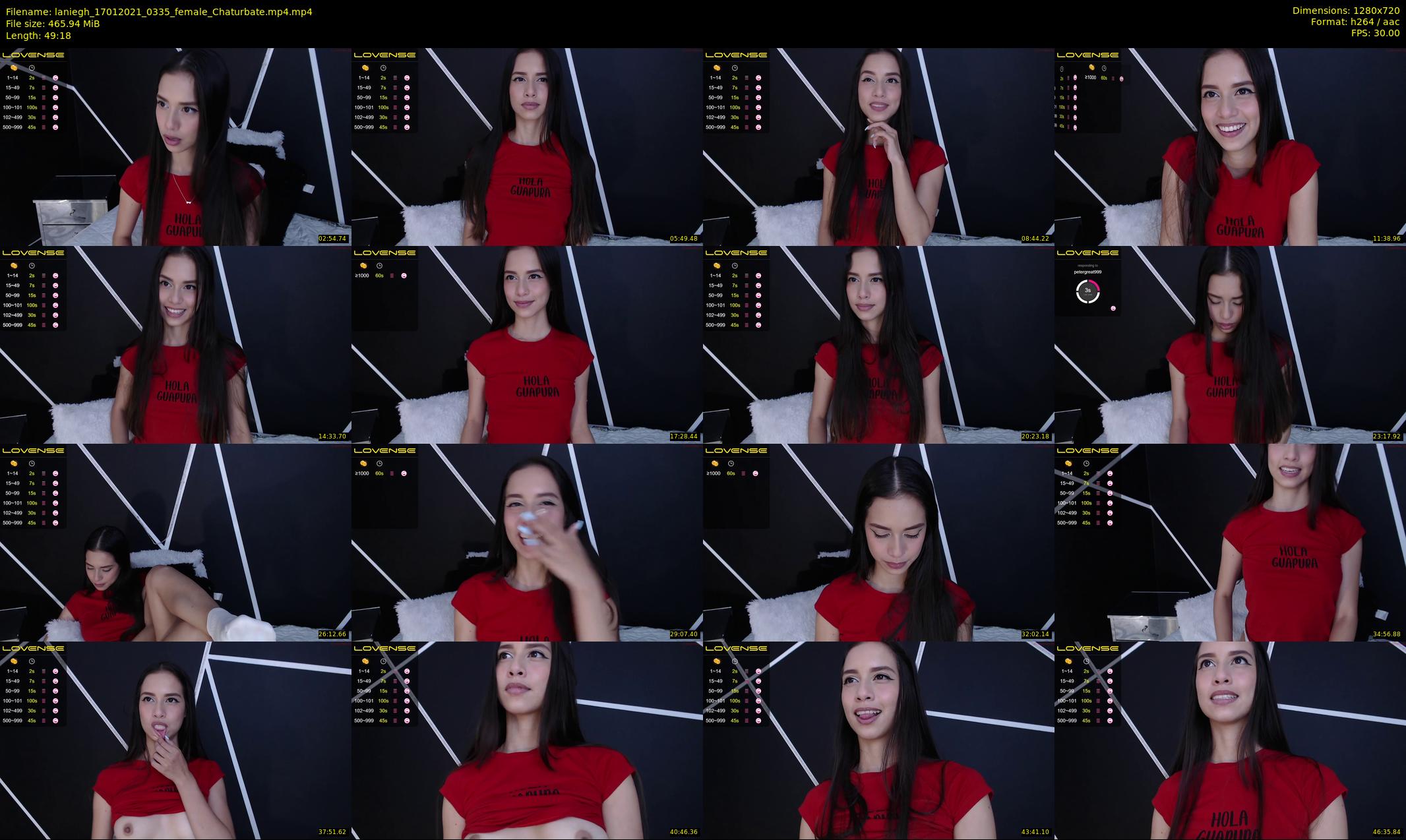 laniegh — 50 minute Chaturbate female cam show recording, 720p, Jan 17, 2021