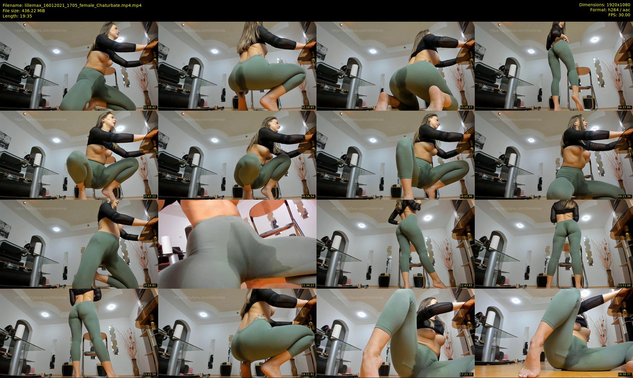 lillemax — 20 minute Chaturbate female cam show recording, 1080p, Jan 16, 2021