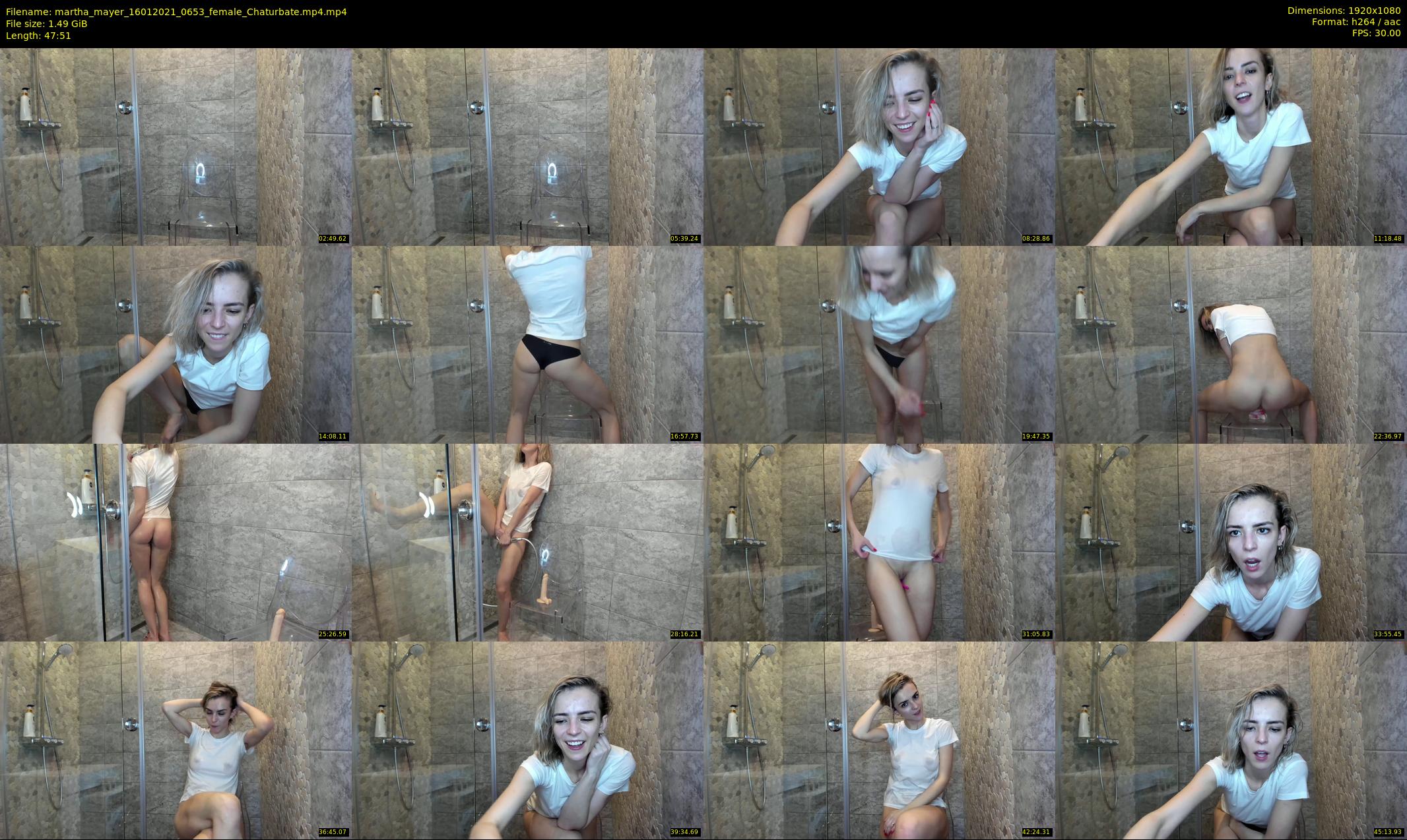 martha_mayer — 48 minute Chaturbate female cam show recording, 1080p, Jan 16, 2021