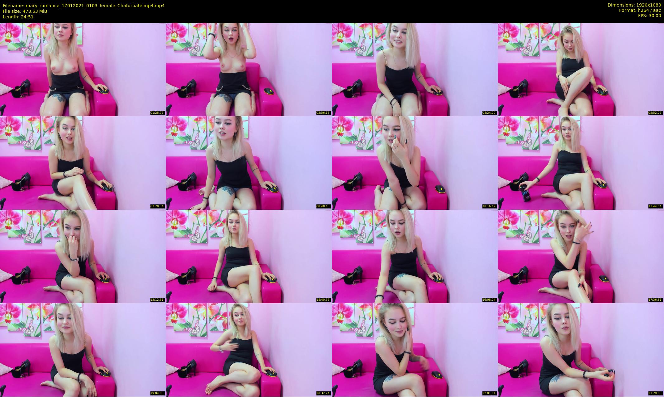 mary_romance — 25 minute Chaturbate female cam show recording, 1080p, Jan 17, 2021