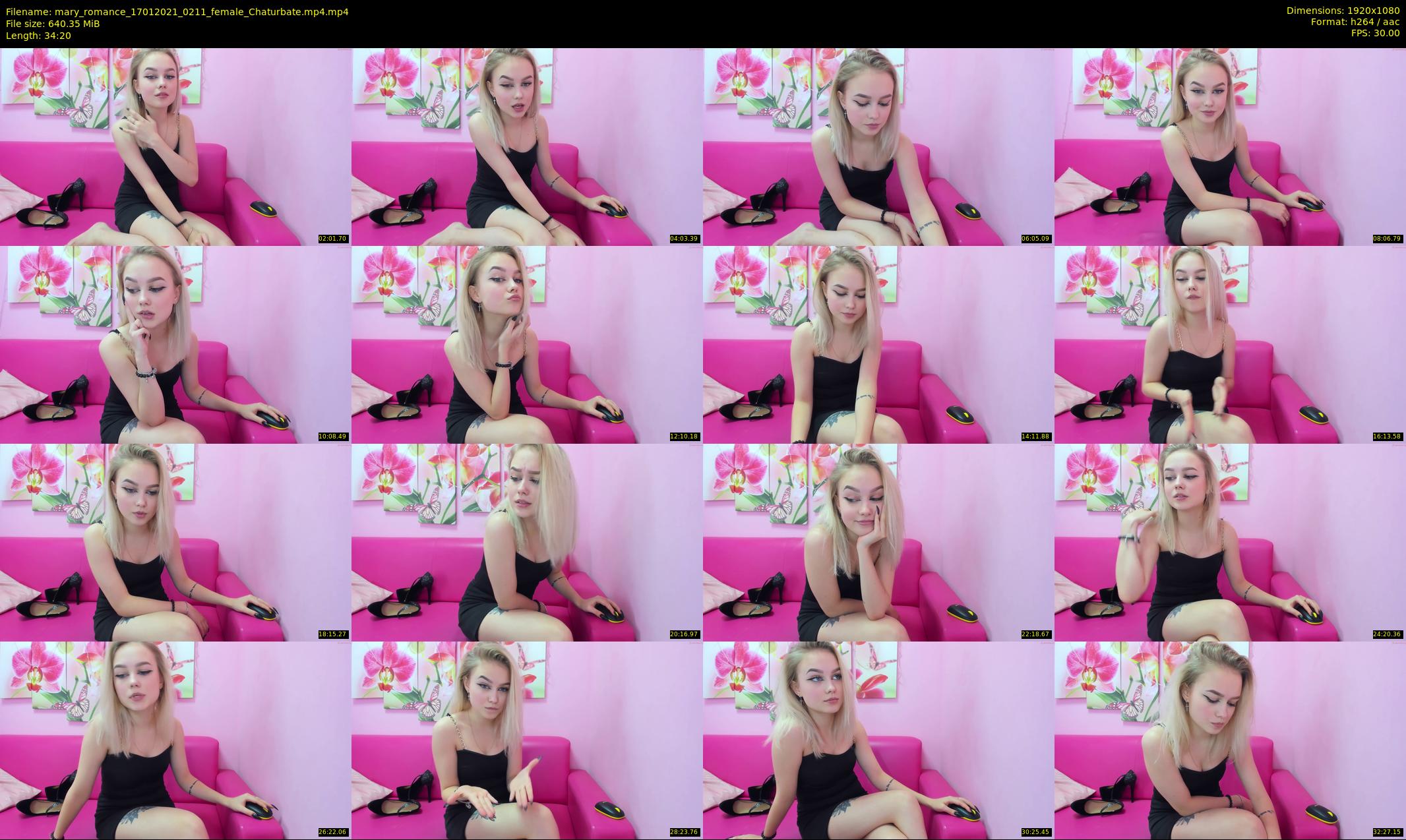 mary_romance — 35 minute Chaturbate female cam show recording, 1080p, Jan 17, 2021