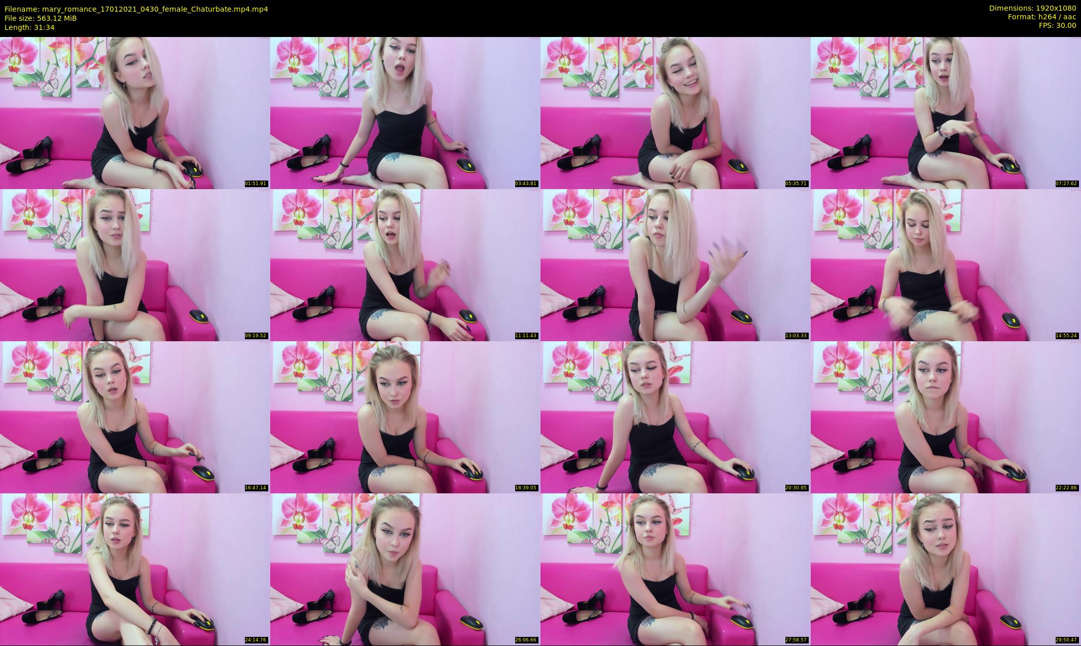 mary_romance — 32 minute Chaturbate female cam show recording, 1080p, Jan 17, 2021