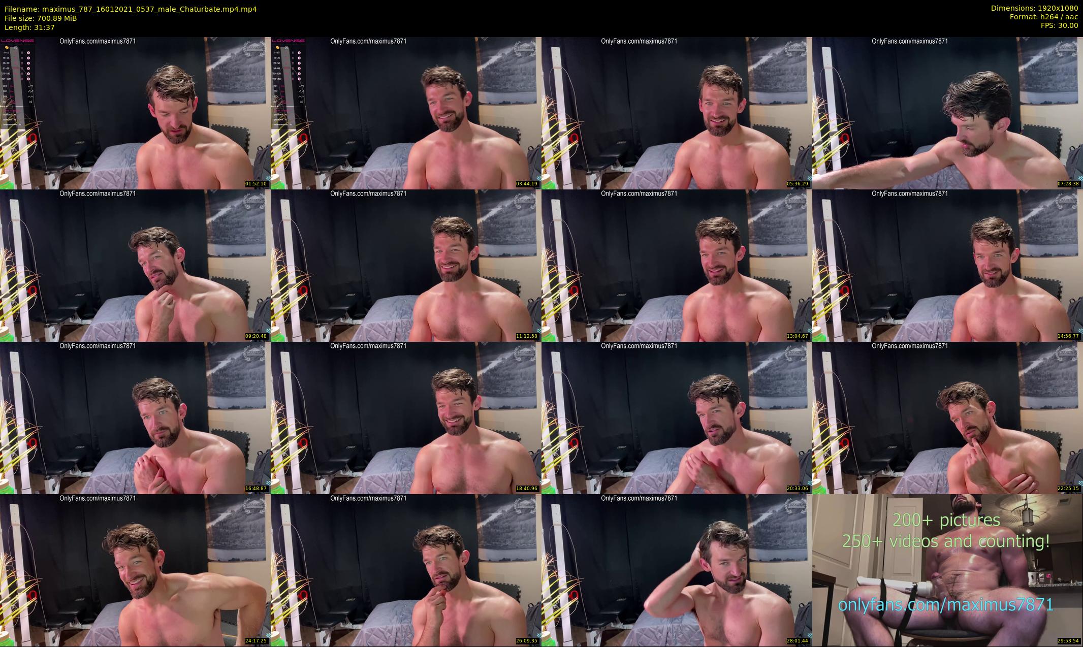 maximus_787 — 32 minute Chaturbate male cam show recording, 1080p, Jan 16, 2021