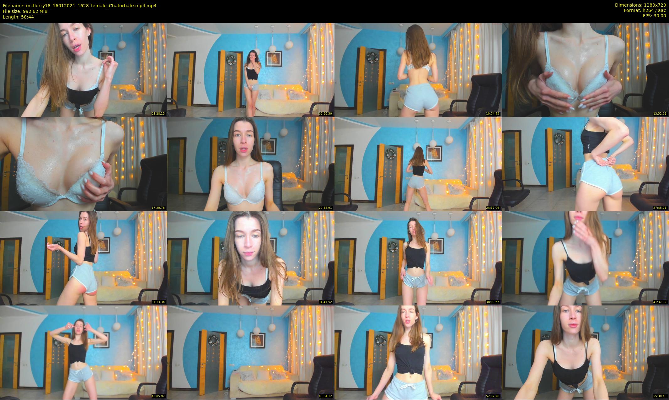 mcflurry18 — 59 minute Chaturbate female cam show recording, 720p, Jan 16, 2021