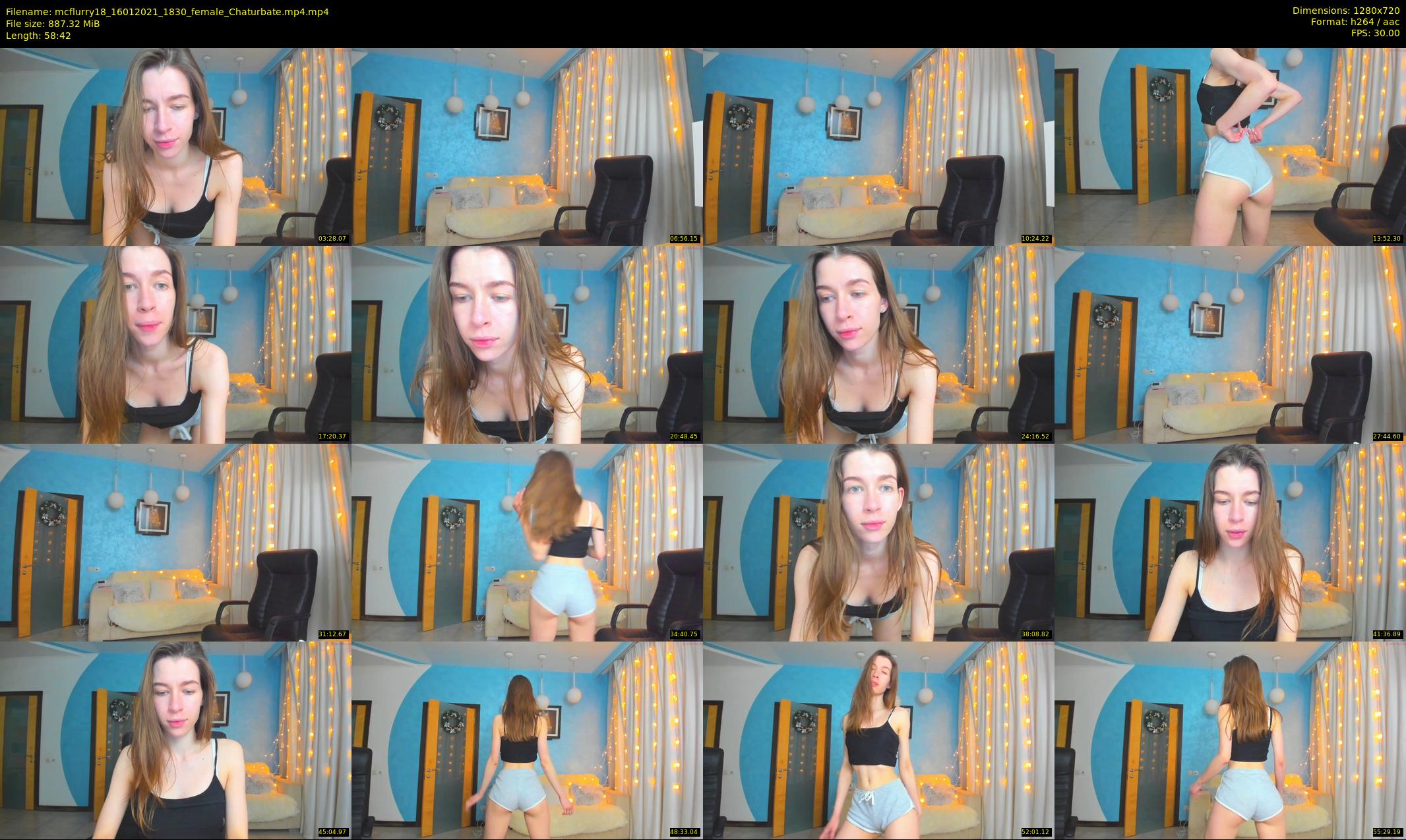 mcflurry18 — 59 minute Chaturbate female cam show recording, 720p, Jan 16, 2021