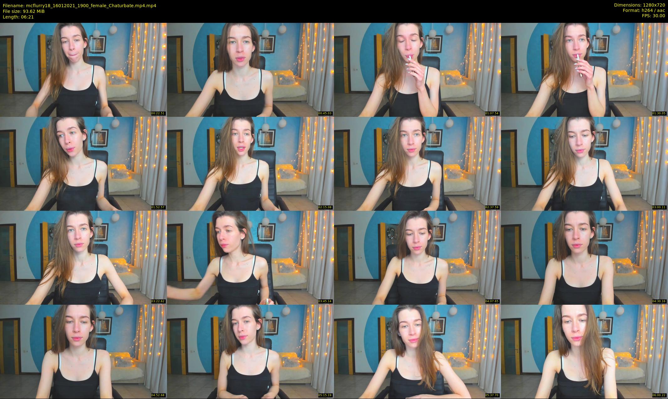 mcflurry18 — 7 minute Chaturbate female cam show recording, 720p, Jan 16, 2021