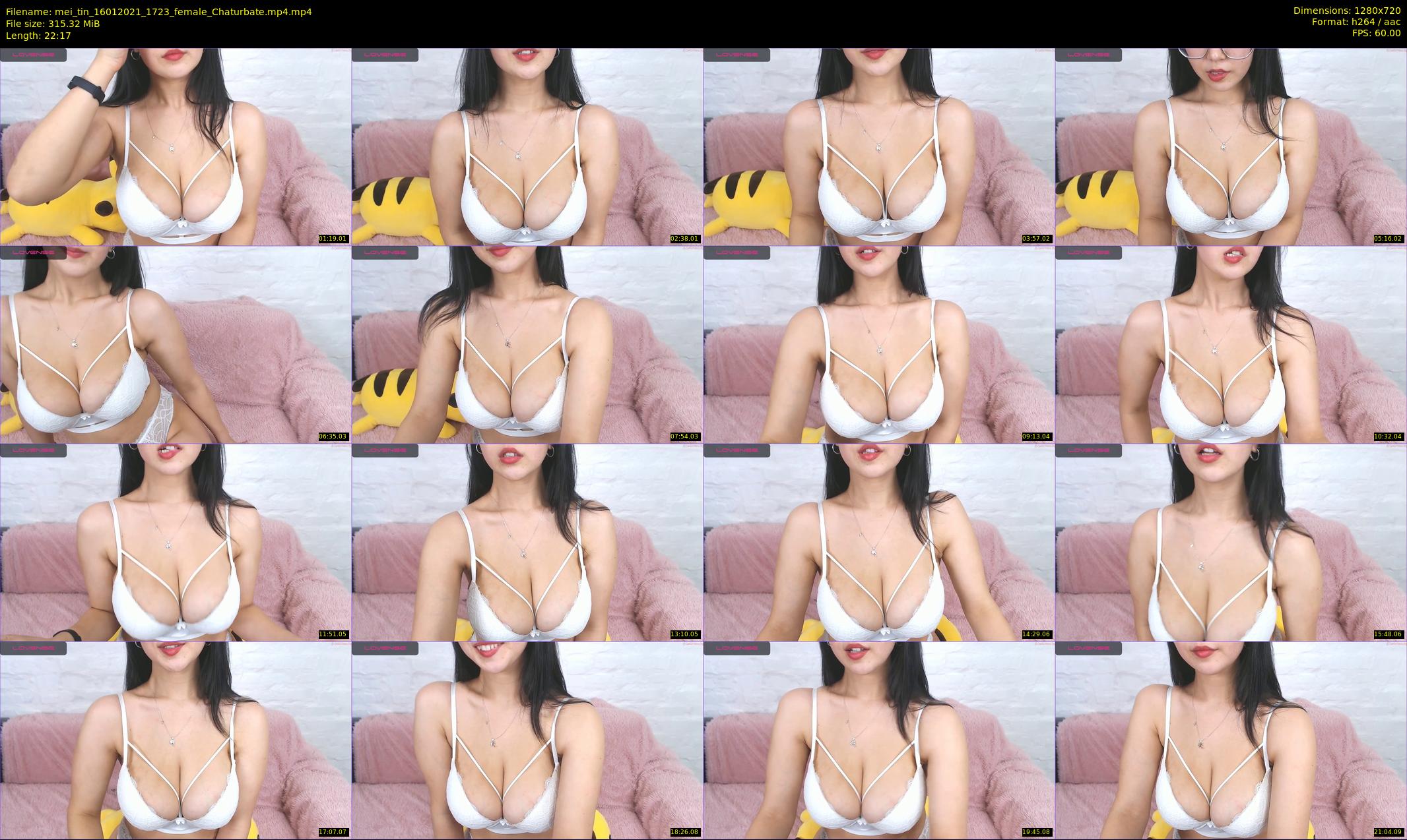 mei_tin — 23 minute Chaturbate female cam show recording, 720p, Jan 16, 2021