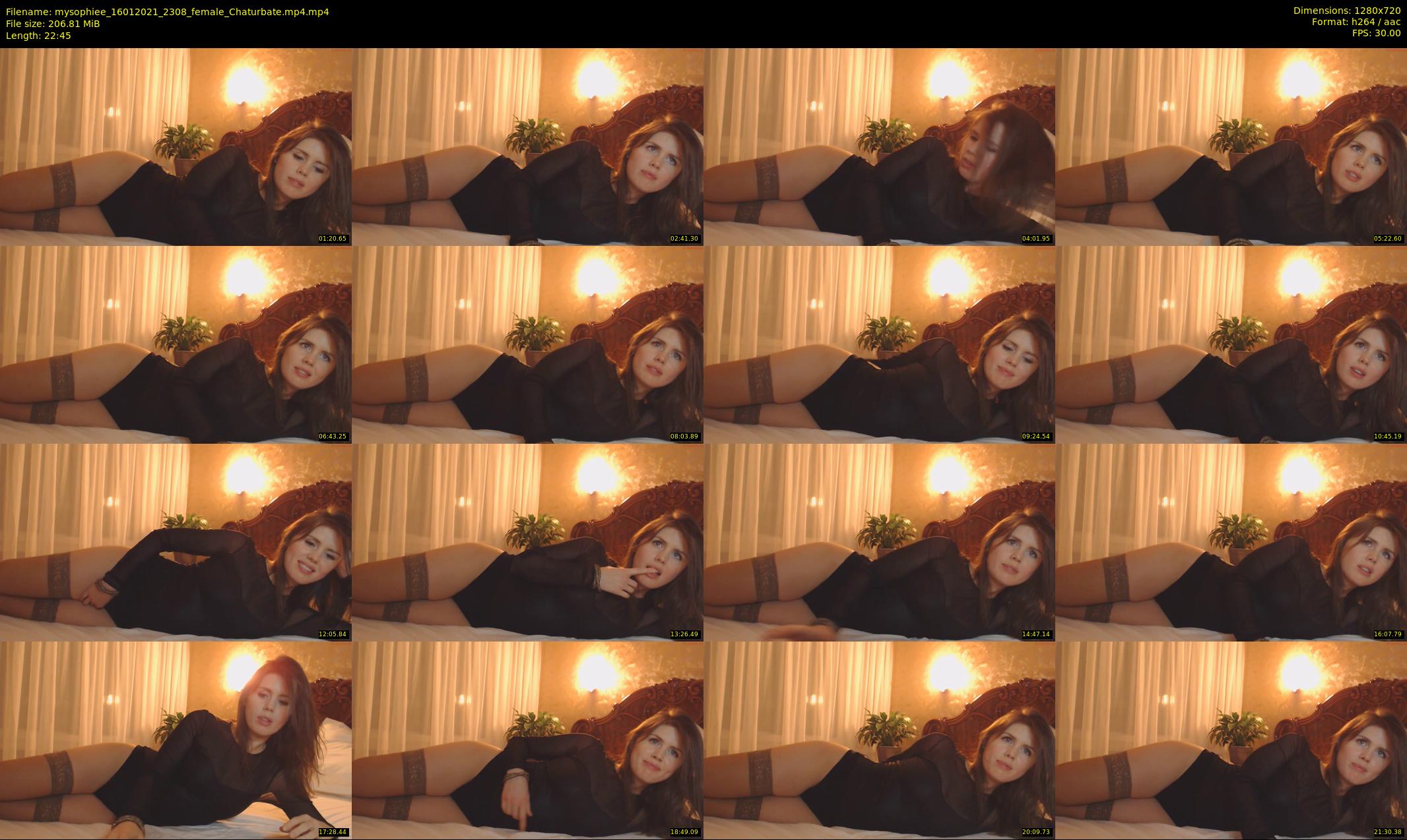 mysophiee — 23 minute Chaturbate female cam show recording, 720p, Jan 16, 2021