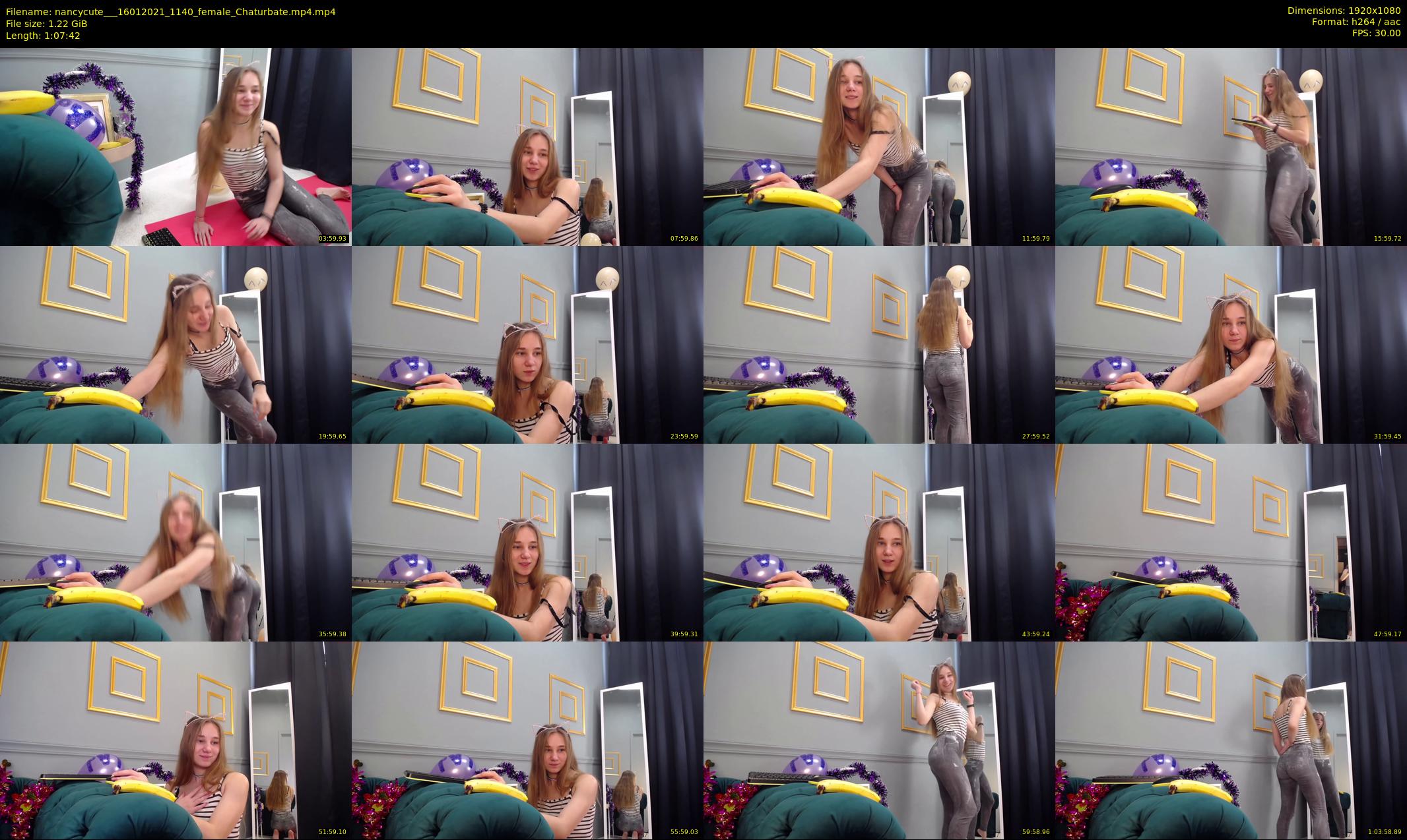 nancycute__ — 68 minute Chaturbate female cam show recording, 1080p, Jan 16, 2021