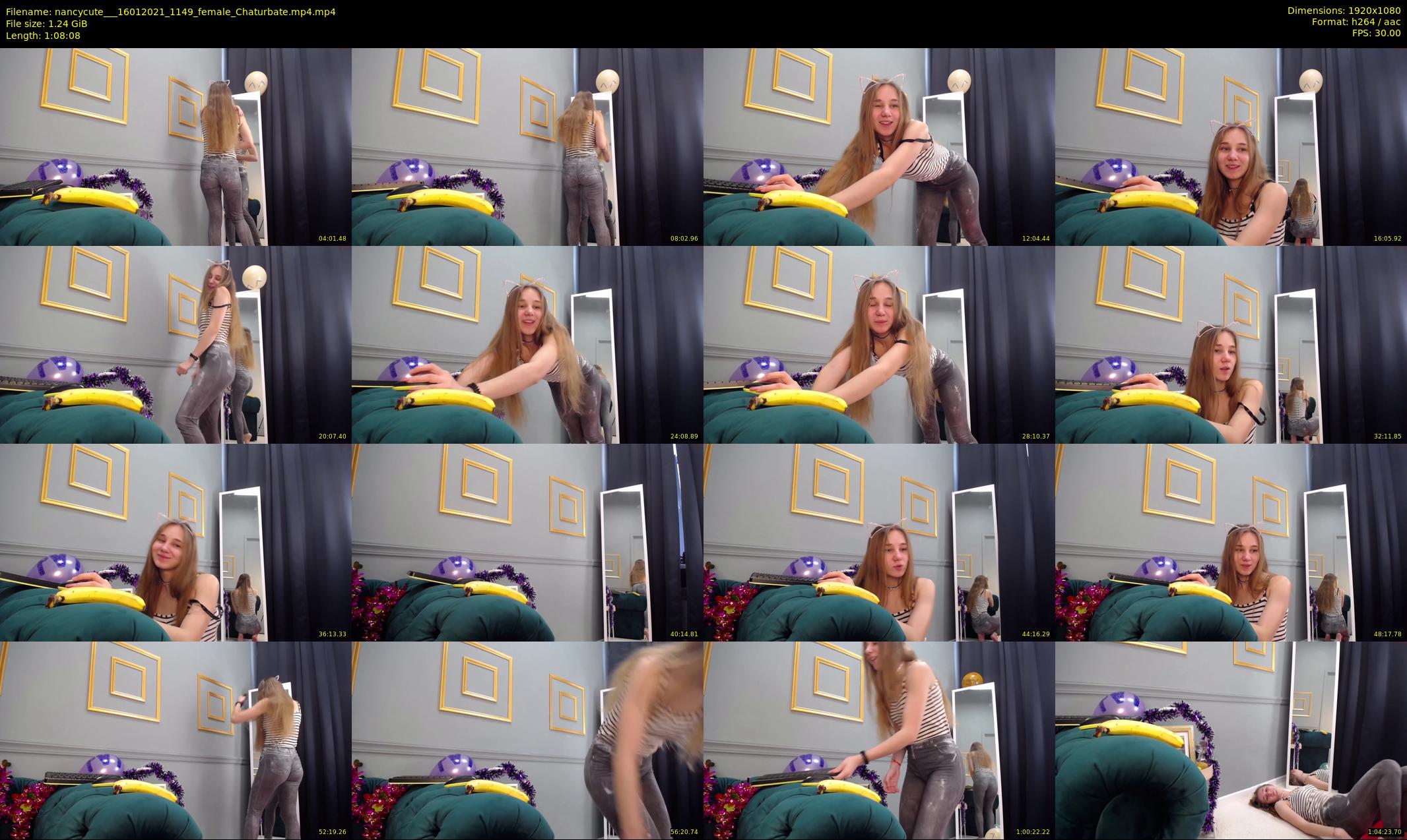 nancycute__ — 69 minute Chaturbate female cam show recording, 1080p, Jan 16, 2021