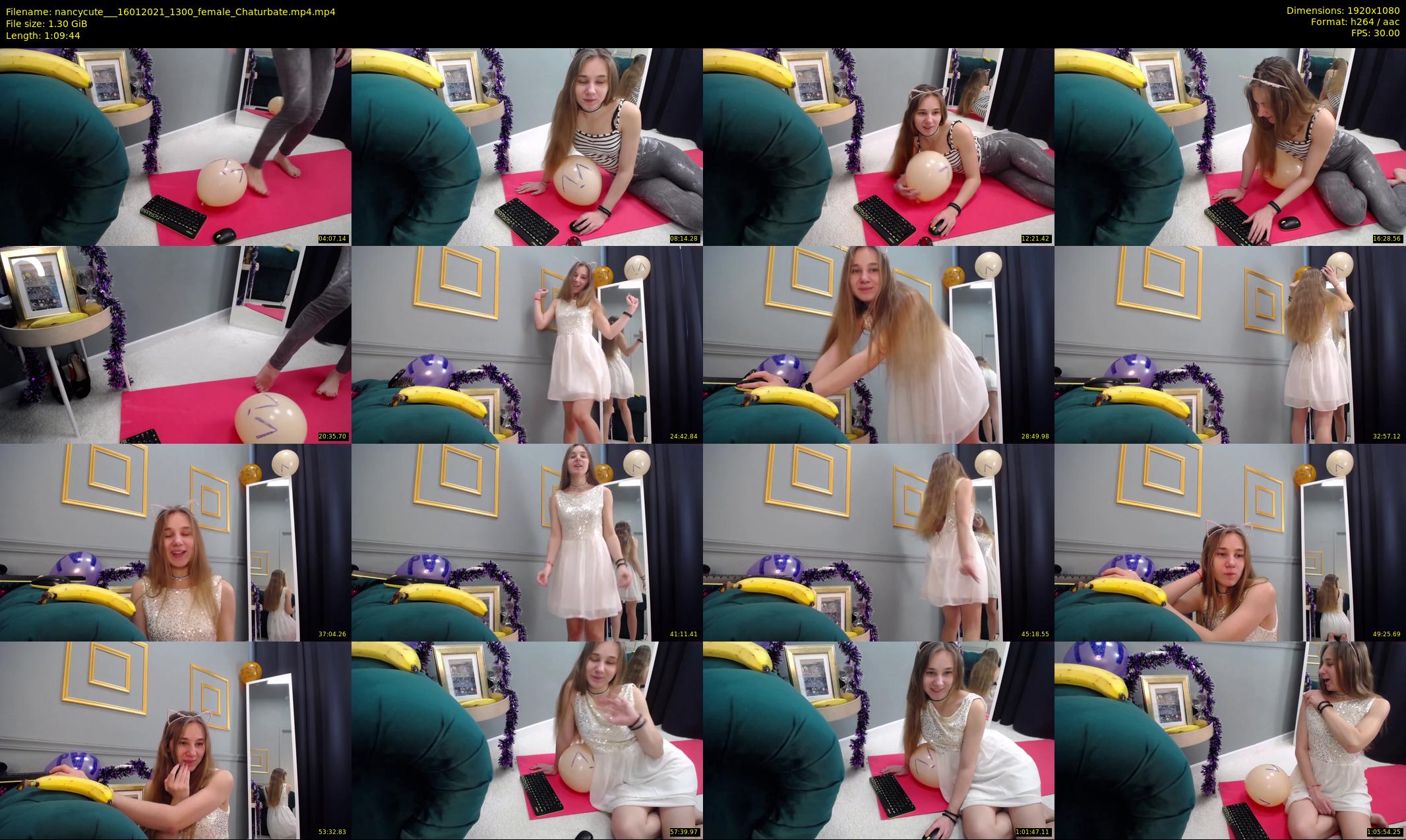 nancycute__ — 70 minute Chaturbate female cam show recording, 1080p, Jan 16, 2021