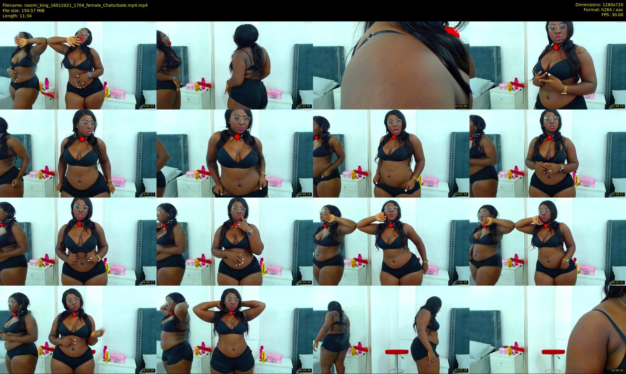naomi_king — 12 minute Chaturbate female cam show recording, 720p, Jan 16, 2021