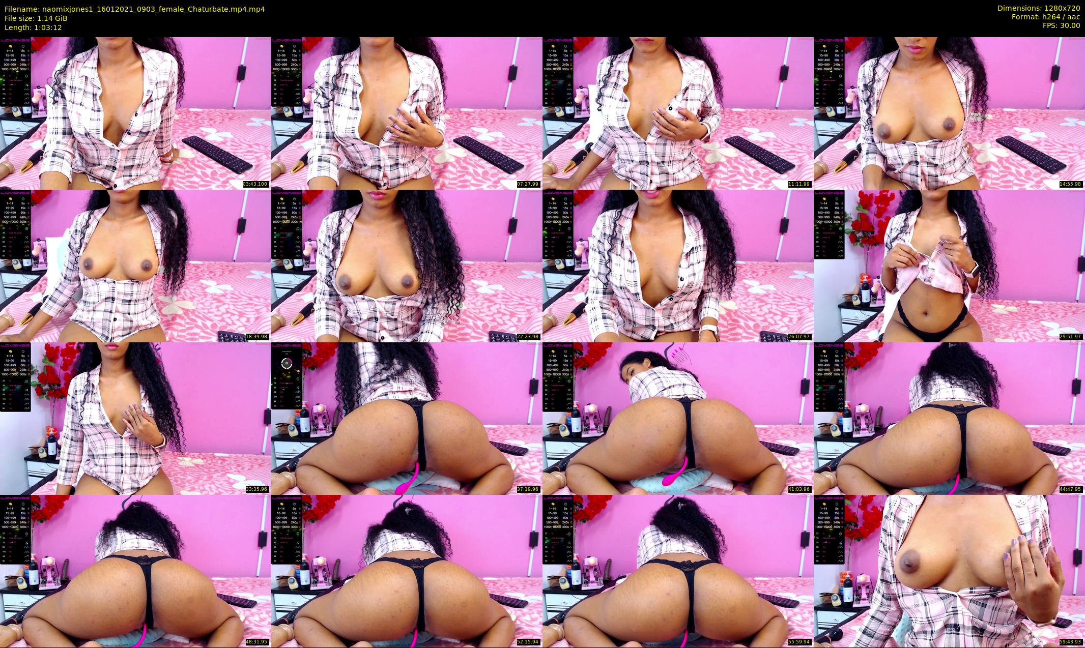 naomixjones1 — 64 minute Chaturbate female cam show recording, 720p, Jan 16, 2021