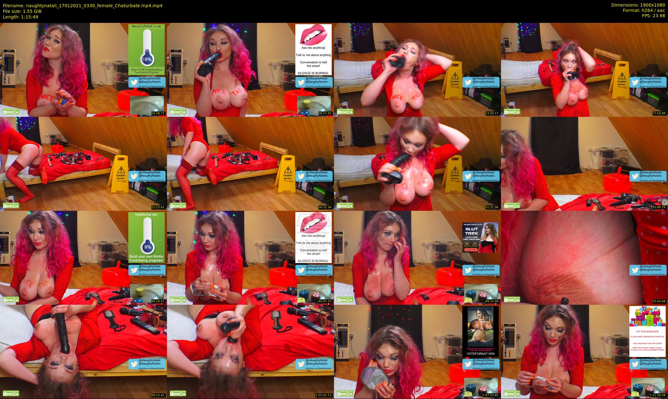 naughtynatali — 76 minute Chaturbate female cam show recording, 1080p, Jan 17, 2021