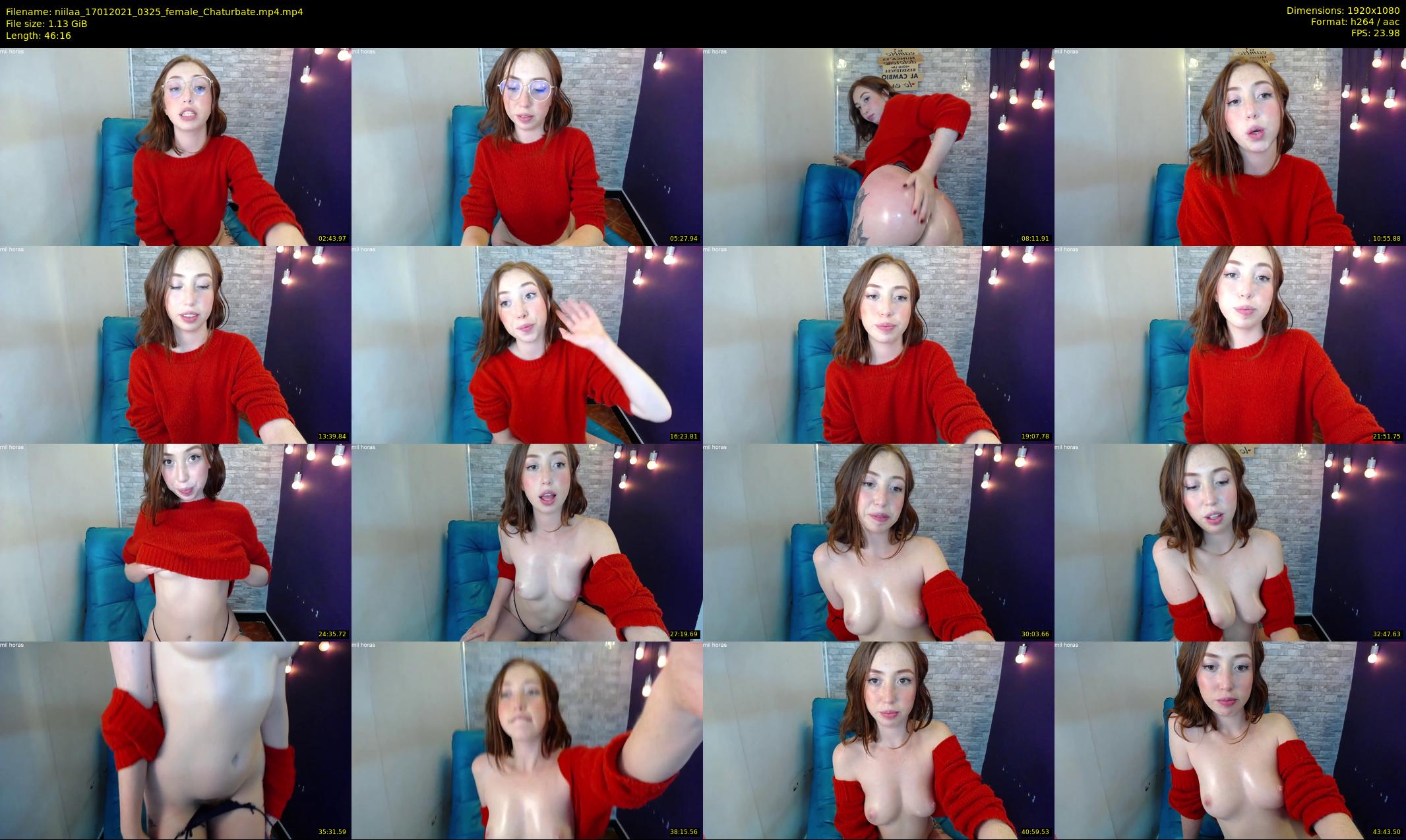 niilaa — 47 minute Chaturbate female cam show recording, 1080p, Jan 17, 2021