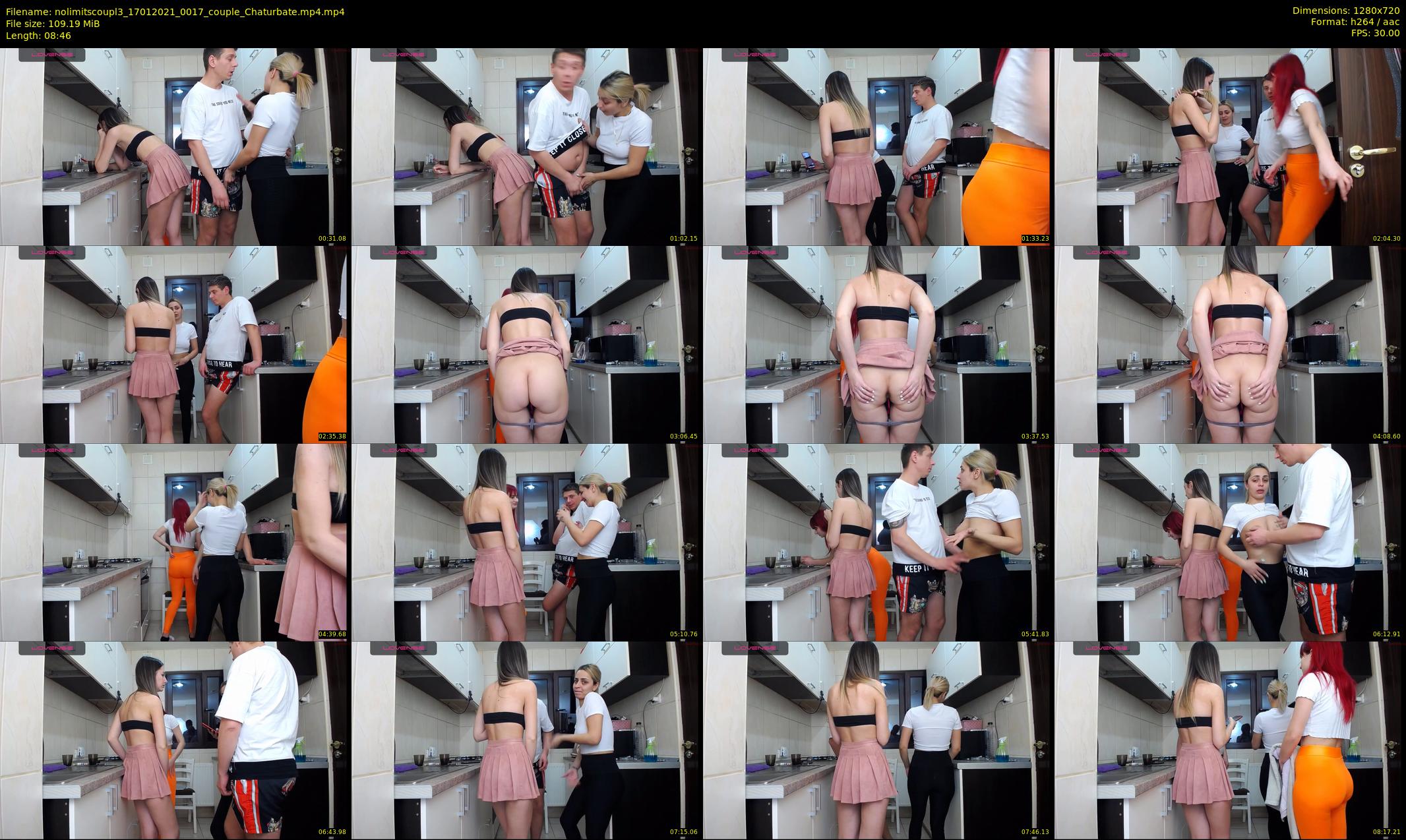nolimitscoupl3 — 9 minute Chaturbate couple cam show recording, 720p, Jan 17, 2021