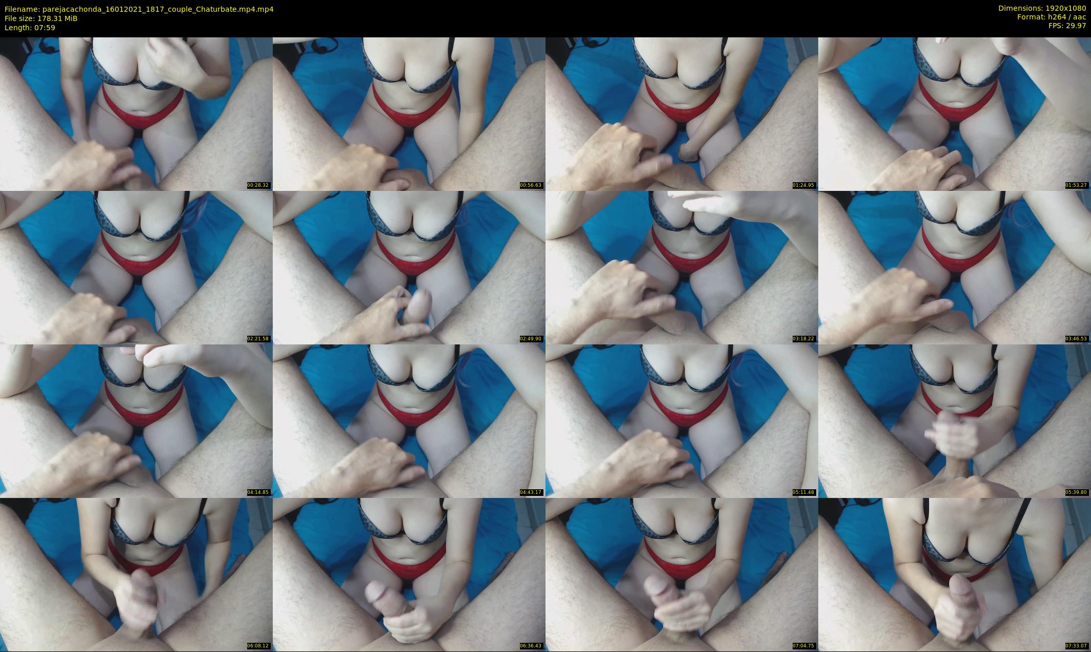 parejacachonda — 8 minute Chaturbate couple cam show recording, 1080p, Jan 16, 2021