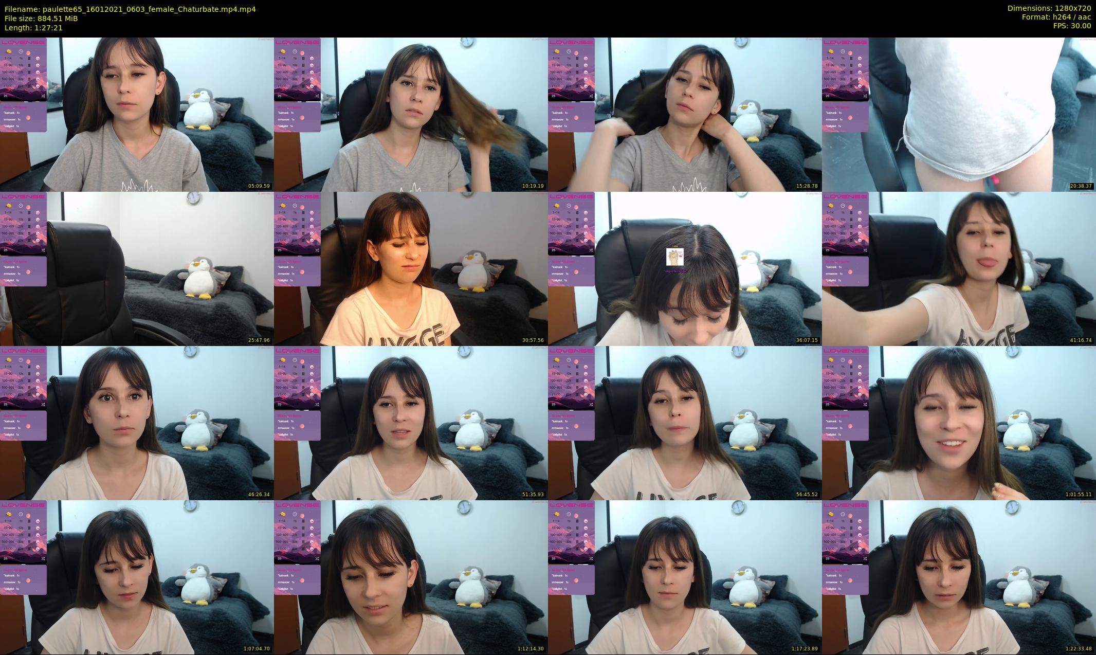 paulette65 — 88 minute Chaturbate female cam show recording, 720p, Jan 16, 2021