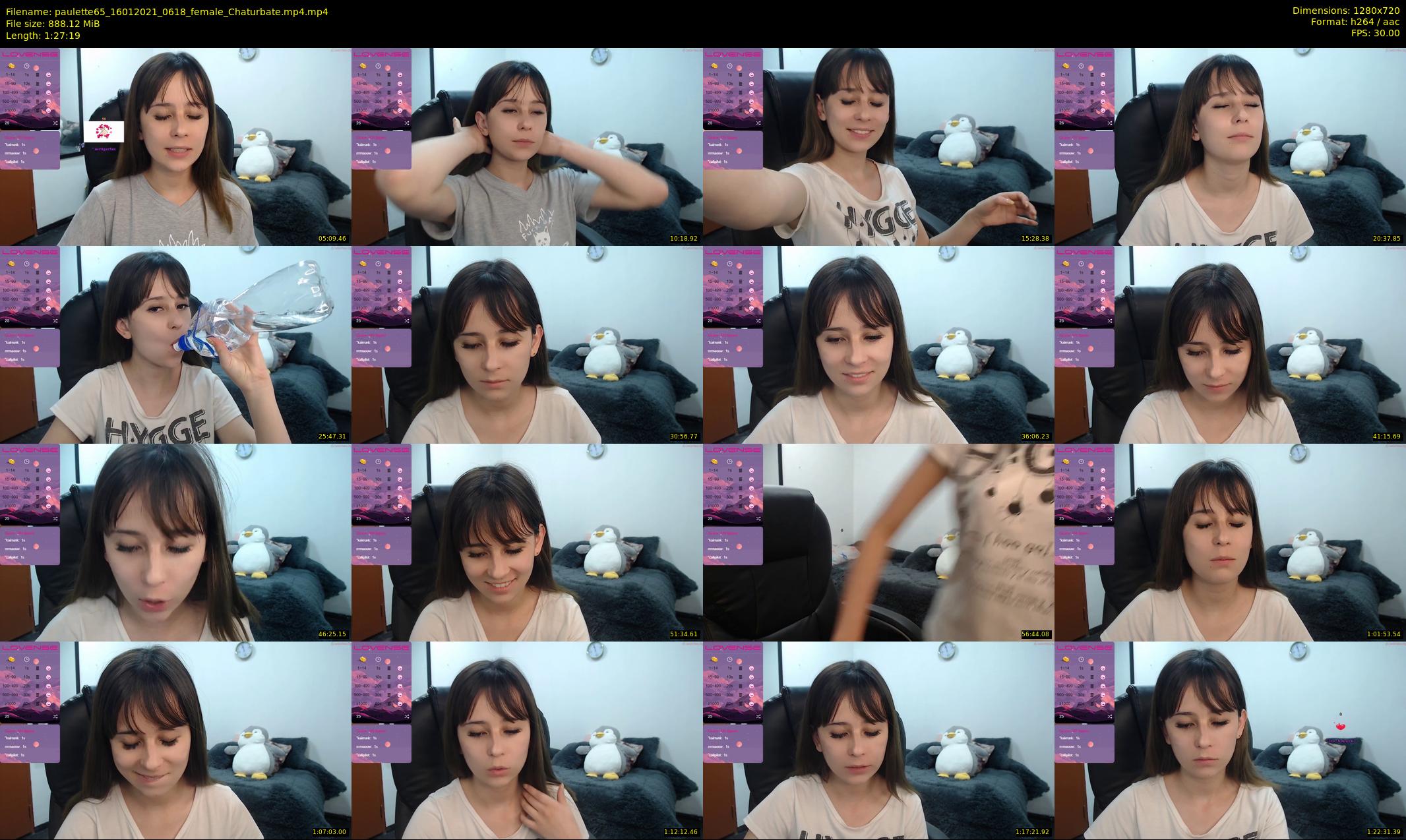 paulette65 — 88 minute Chaturbate female cam show recording, 720p, Jan 16, 2021