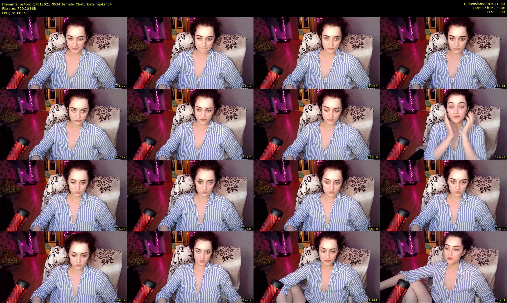 ps4pro — 35 minute Chaturbate female cam show recording, 1080p, Jan 17, 2021