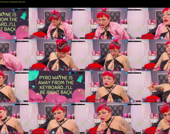 pyrowayne — 59 minute Chaturbate female cam show recording, 720p, Jan 17, 2021