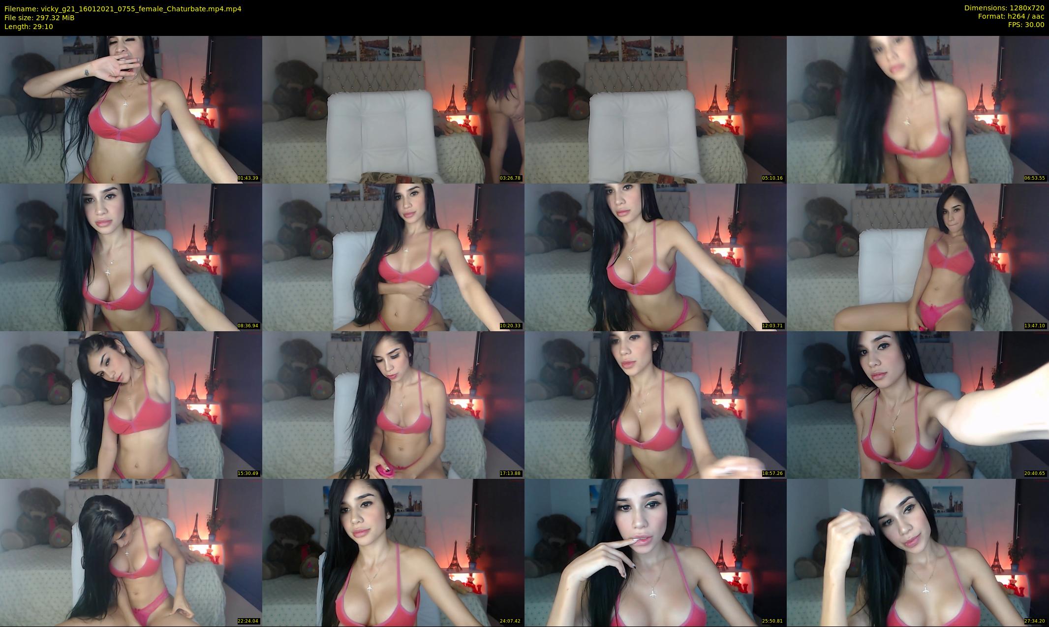 vicky_g21 — 30 minute Chaturbate female cam show recording, 720p, Jan 16, 2021