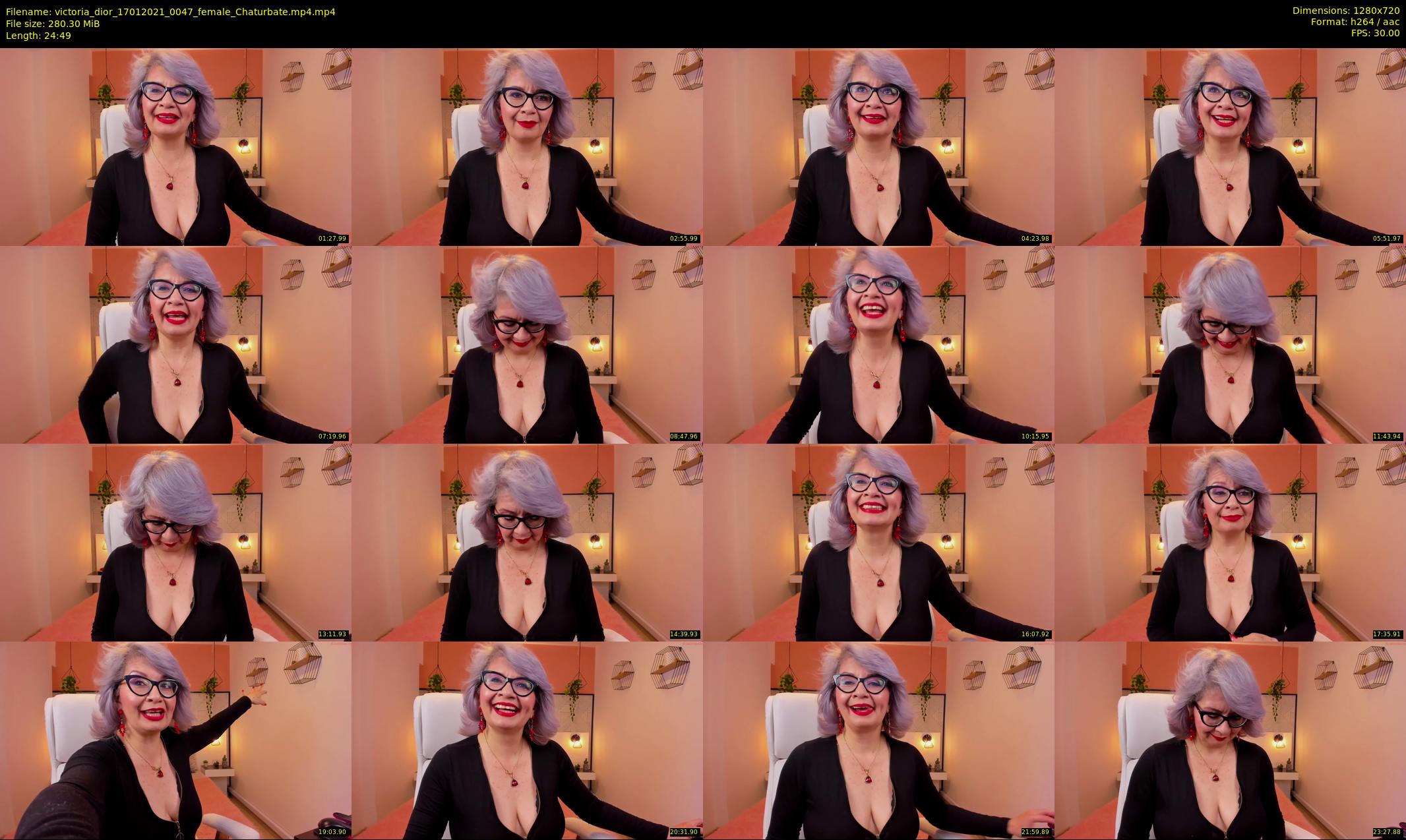victoria_dior — 25 minute Chaturbate female cam show recording, 720p, Jan 17, 2021