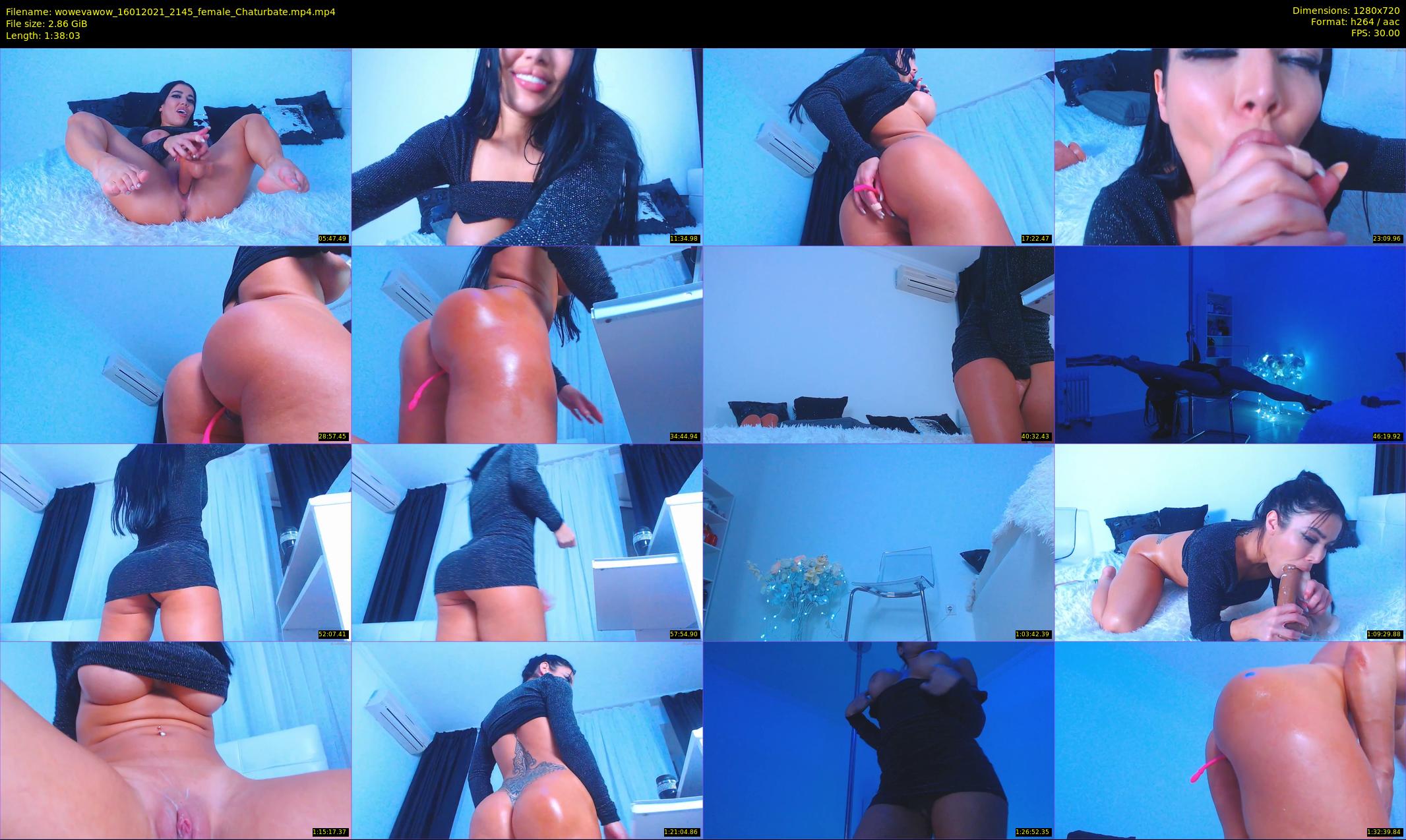 wowevawow — 99 minute Chaturbate female cam show recording, 720p, Jan 16, 2021