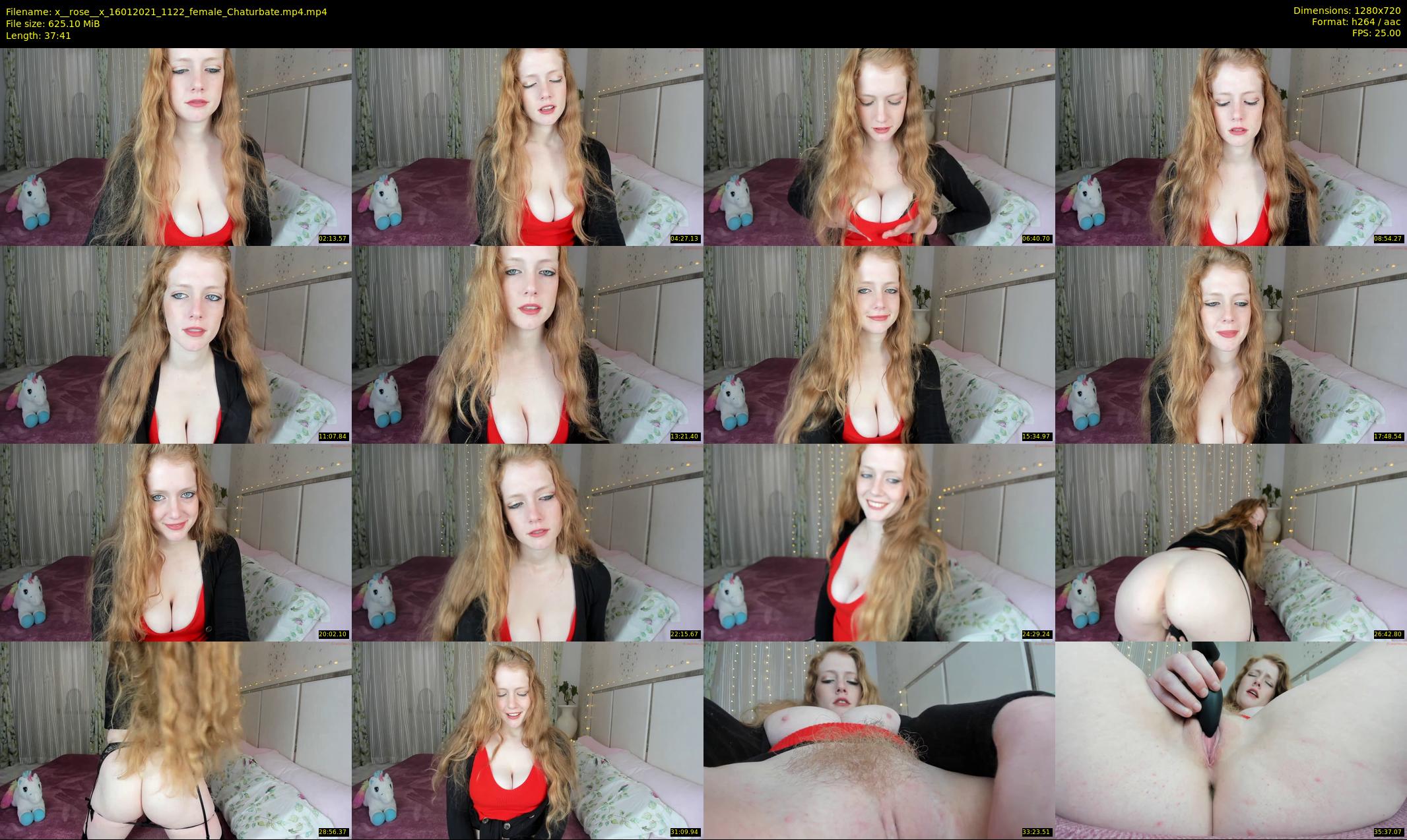 x__rose__x — 38 minute Chaturbate female cam show recording, 720p, Jan 16, 2021