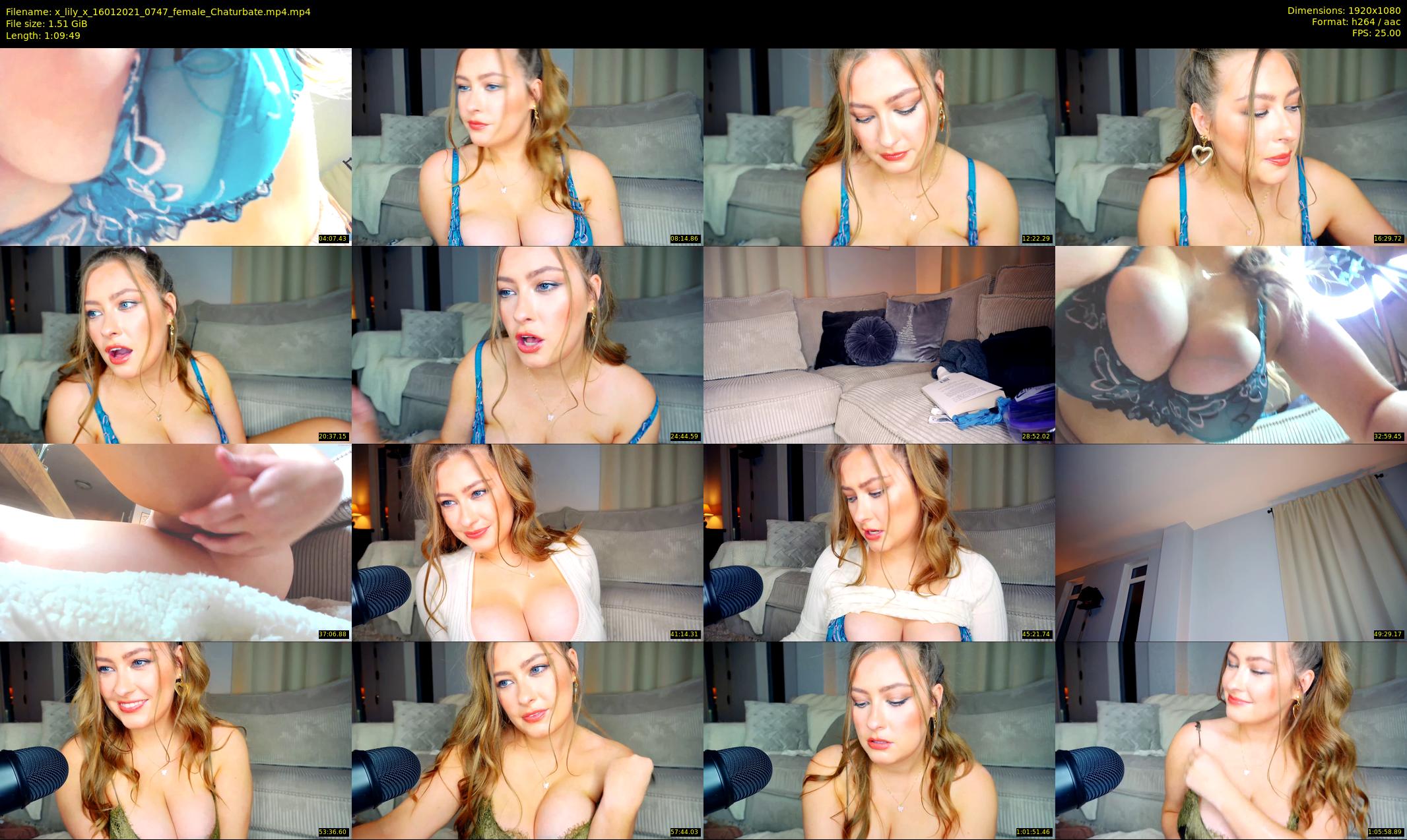 x_lily_x — 70 minute Chaturbate female cam show recording, 1080p, Jan 16, 2021
