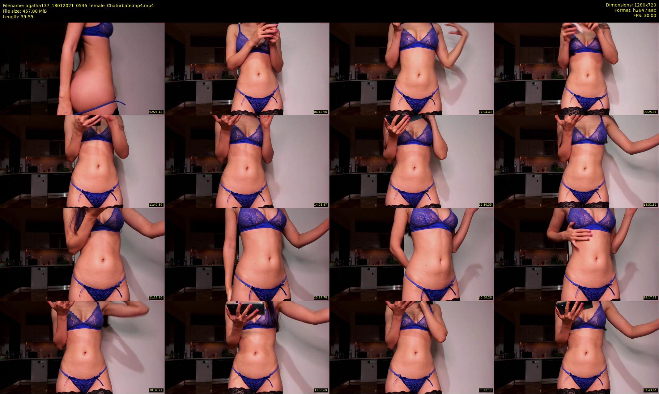 agatha137 — 40 minute Chaturbate female cam show recording, 720p, Jan 18, 2021