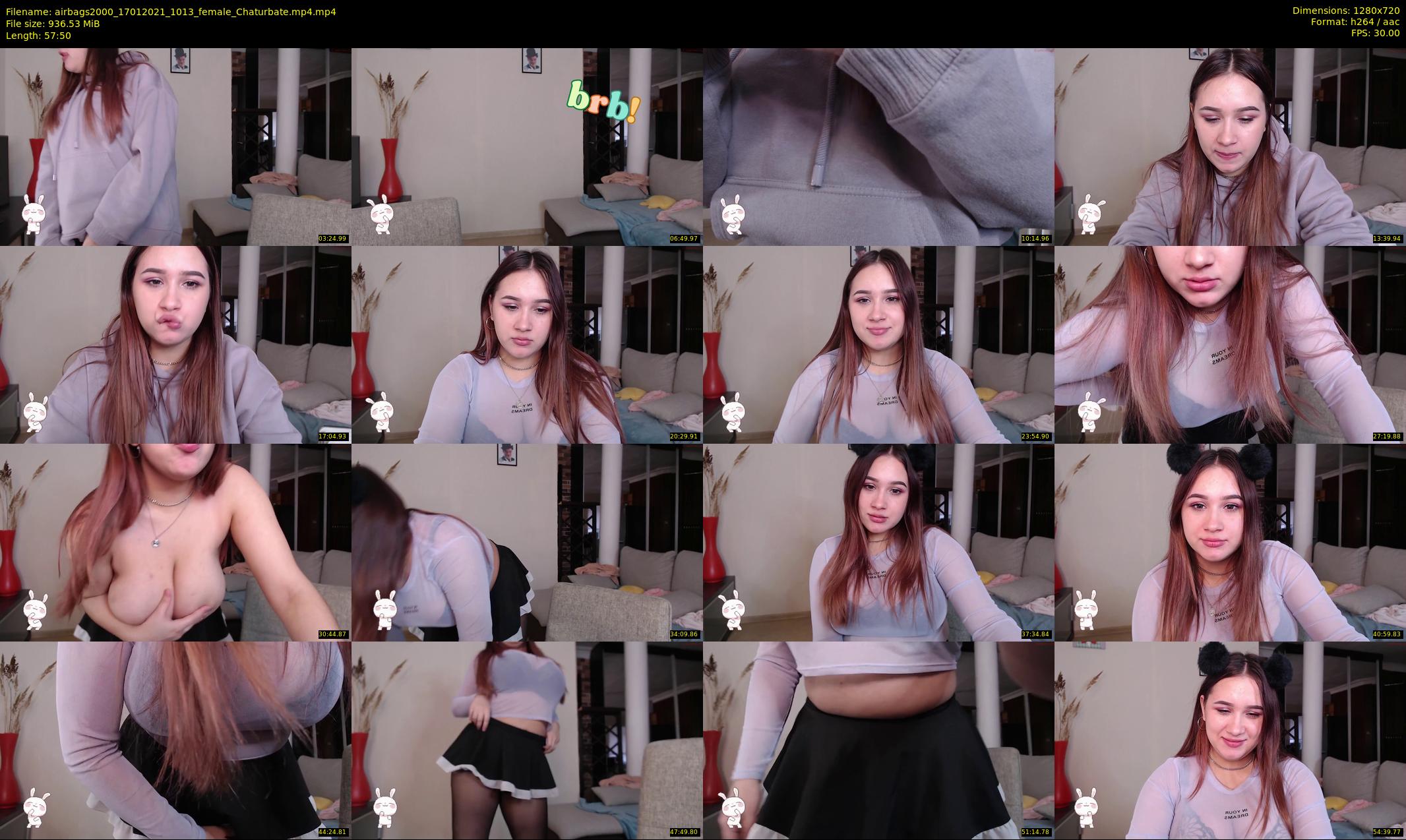 airbags2000 — 58 minute Chaturbate female cam show recording, 720p, Jan 17, 2021