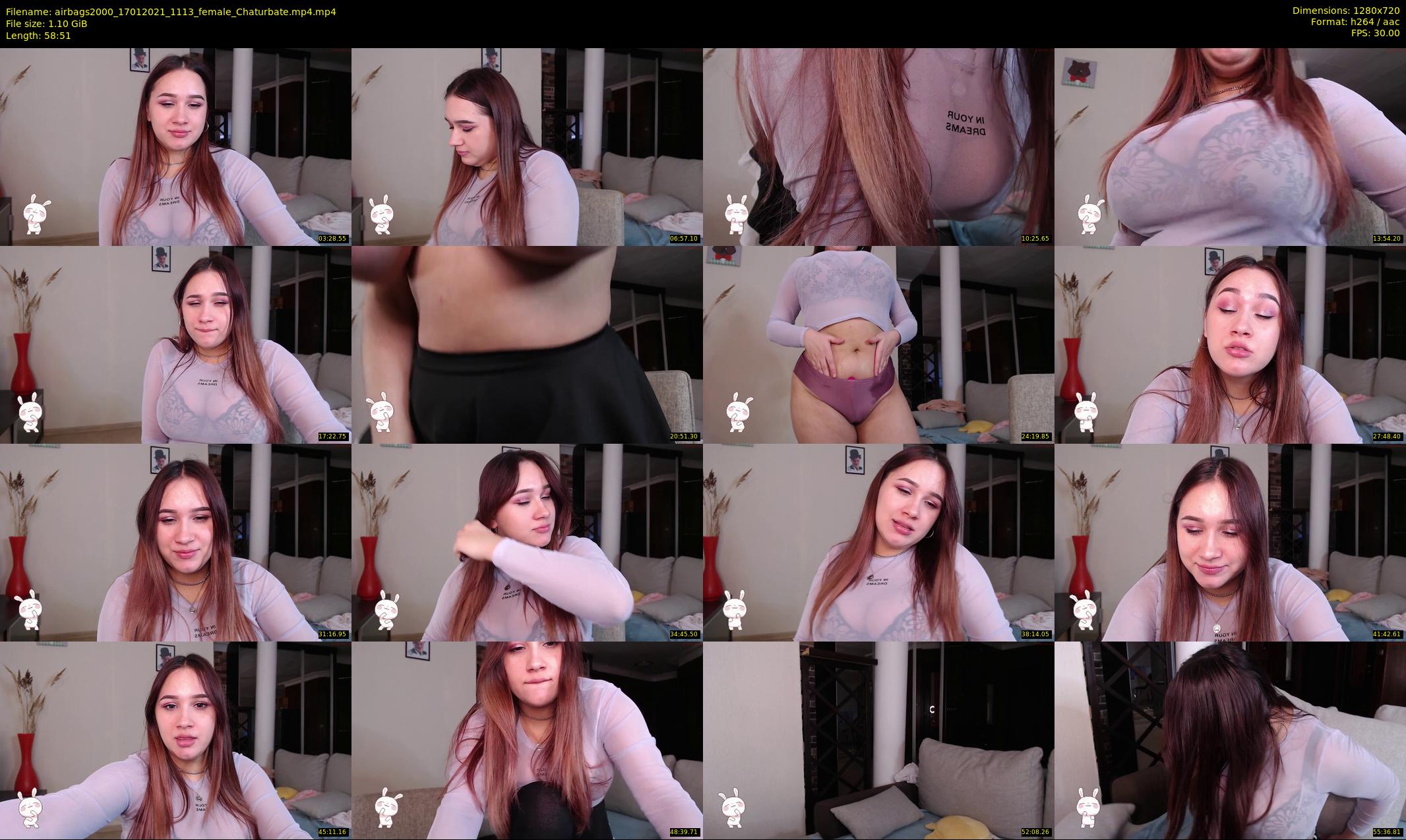airbags2000 — 59 minute Chaturbate female cam show recording, 720p, Jan 17, 2021