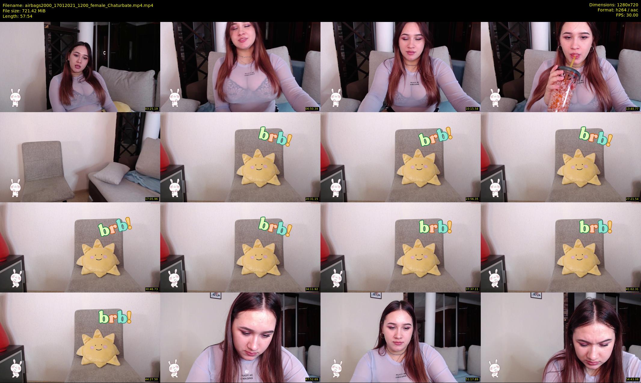 airbags2000 — 58 minute Chaturbate female cam show recording, 720p, Jan 17, 2021