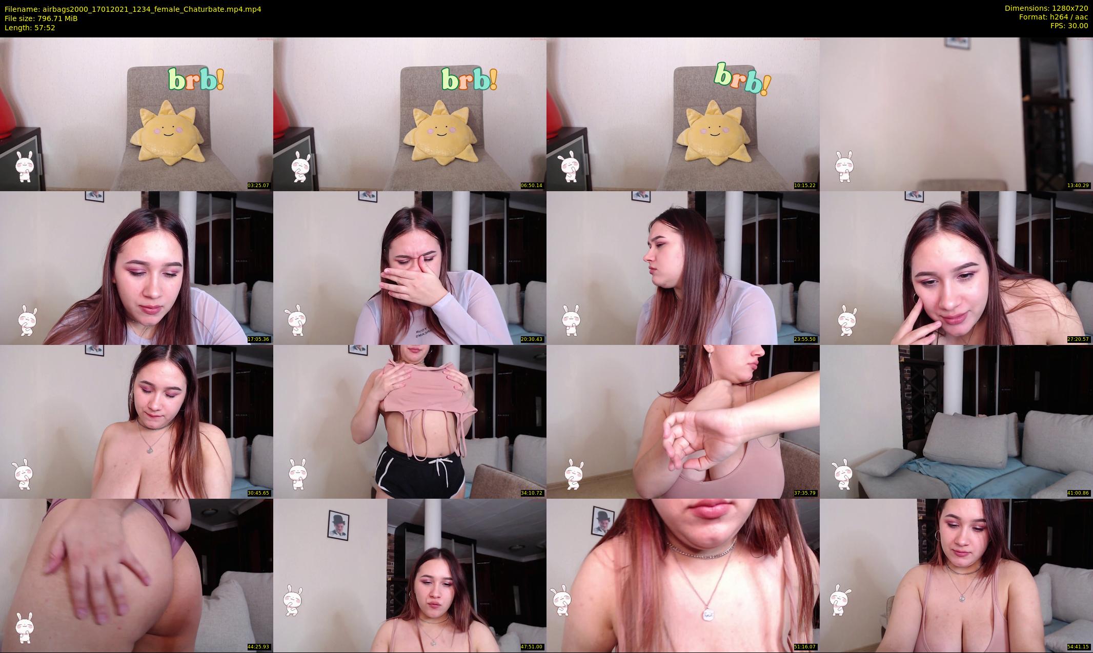 airbags2000 — 58 minute Chaturbate female cam show recording, 720p, Jan 17, 2021