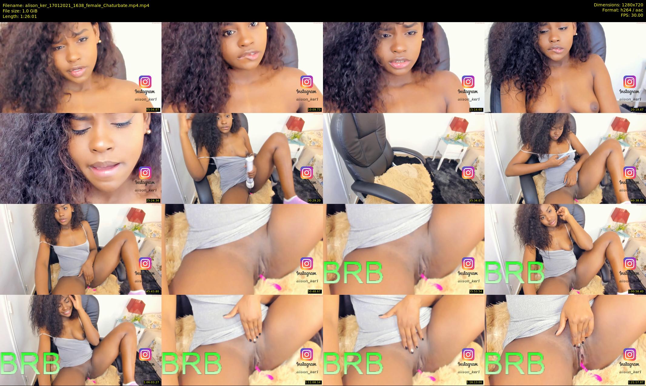 alison_ker — 87 minute Chaturbate female cam show recording, 720p, Jan 17, 2021