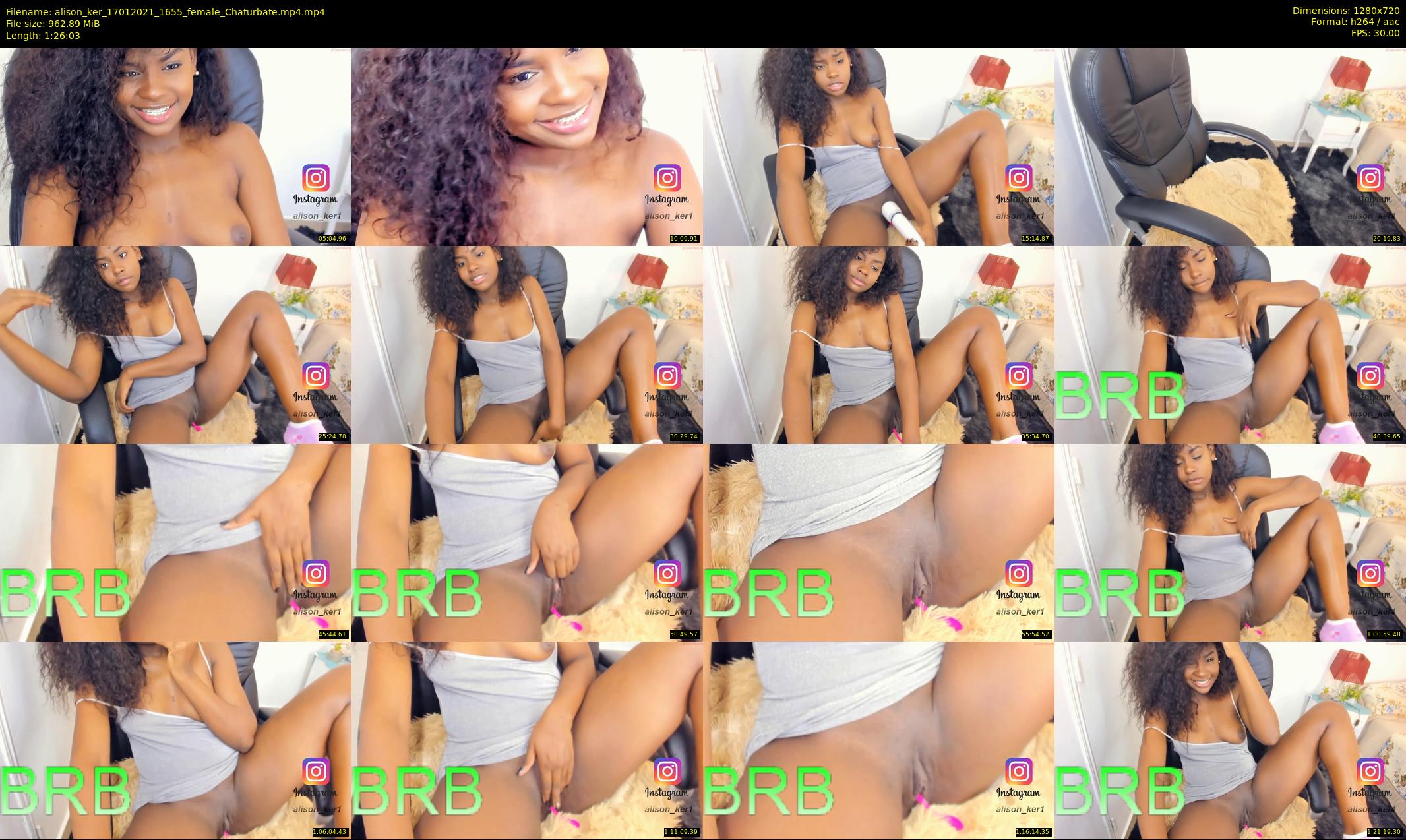 alison_ker — 87 minute Chaturbate female cam show recording, 720p, Jan 17, 2021