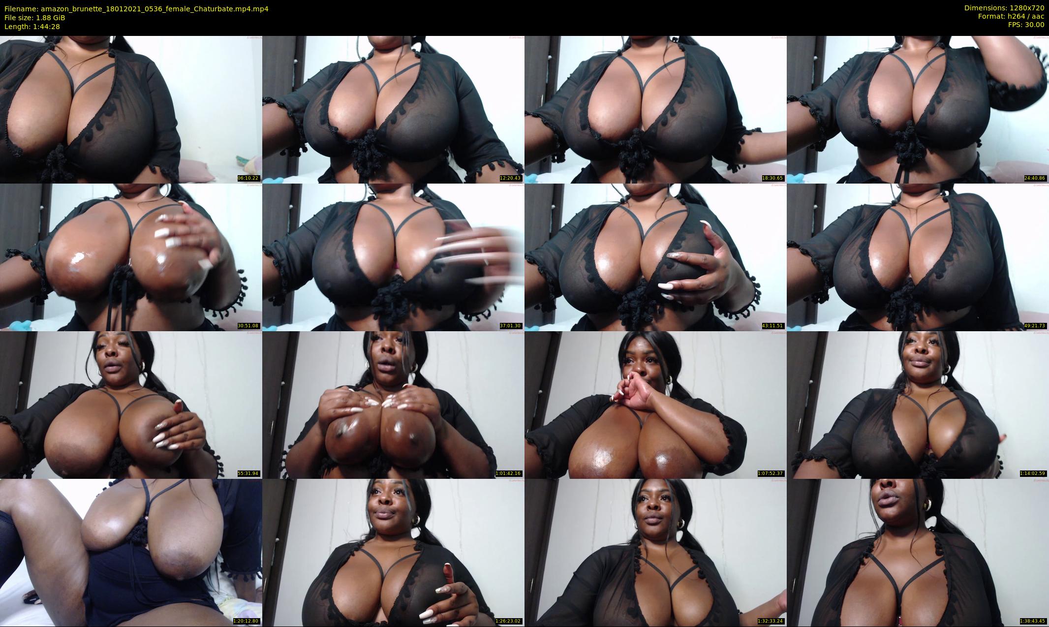 amazon_brunette — 105 minute Chaturbate female cam show recording, 720p, Jan 18, 2021