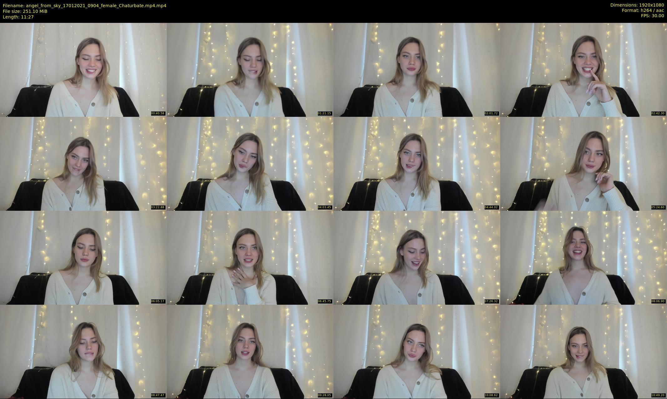 angel_from_sky — 12 minute Chaturbate female cam show recording, 1080p, Jan 17, 2021
