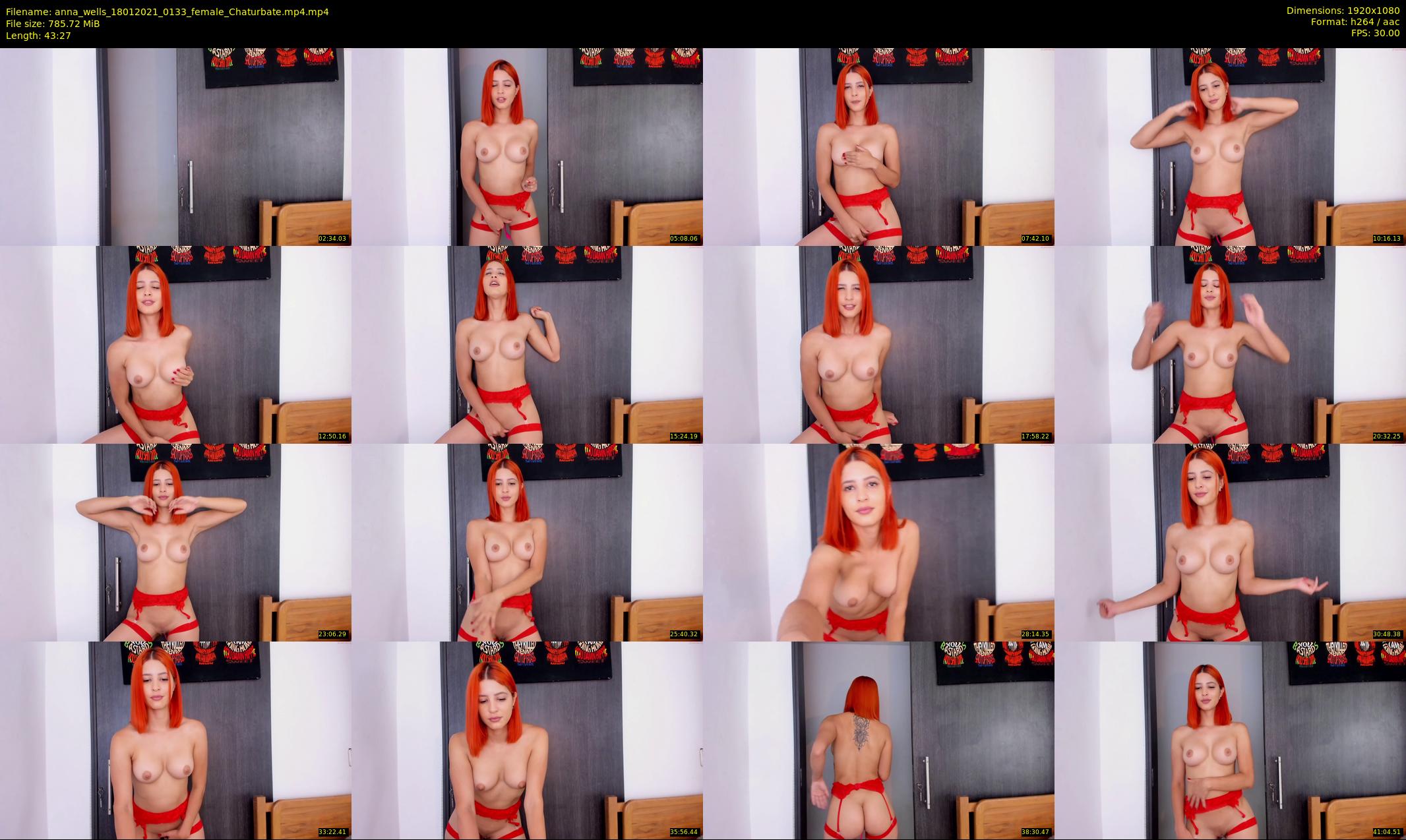 anna_wells — 44 minute Chaturbate female cam show recording, 1080p, Jan 18, 2021