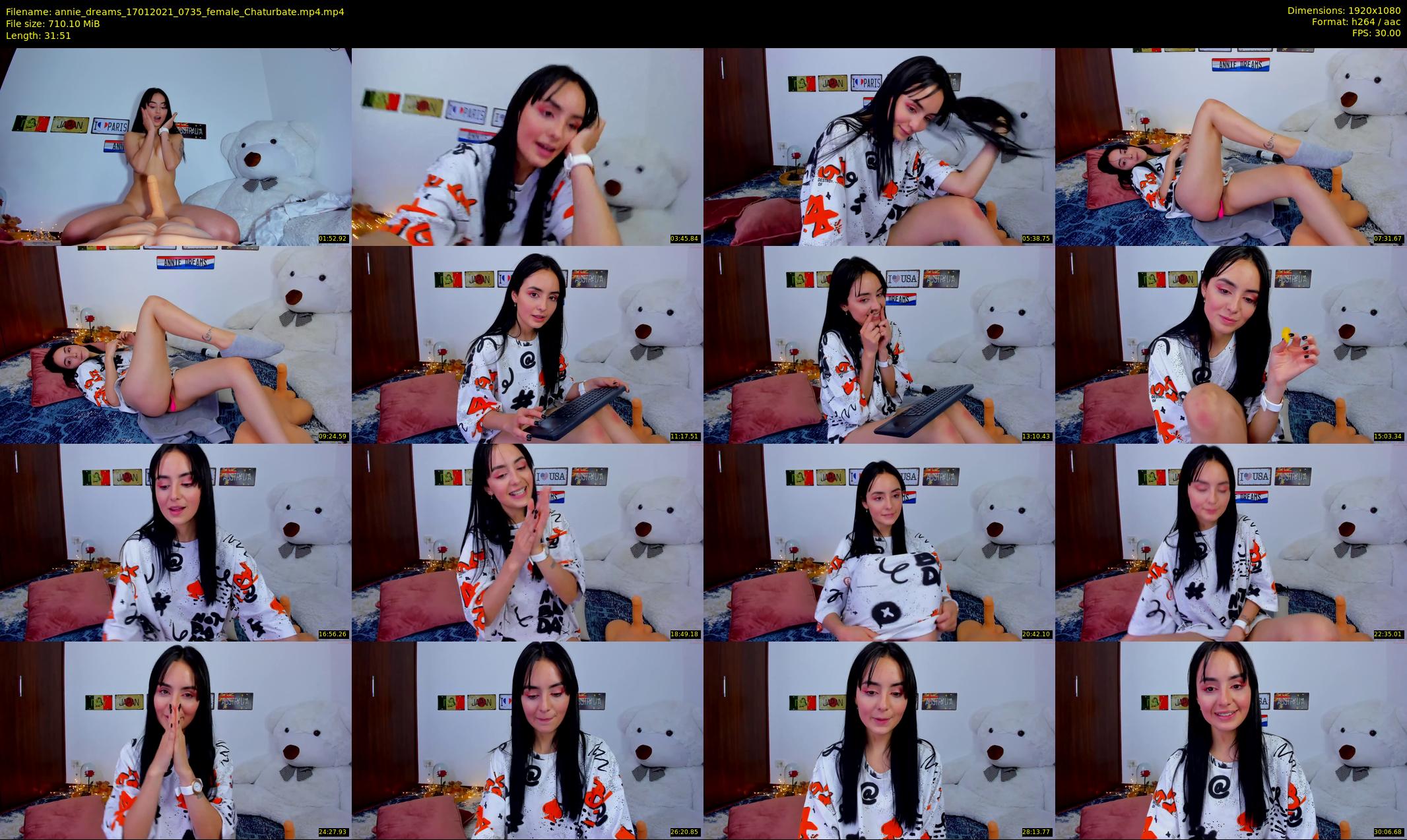 annie_dreams — 32 minute Chaturbate female cam show recording, 1080p, Jan 17, 2021