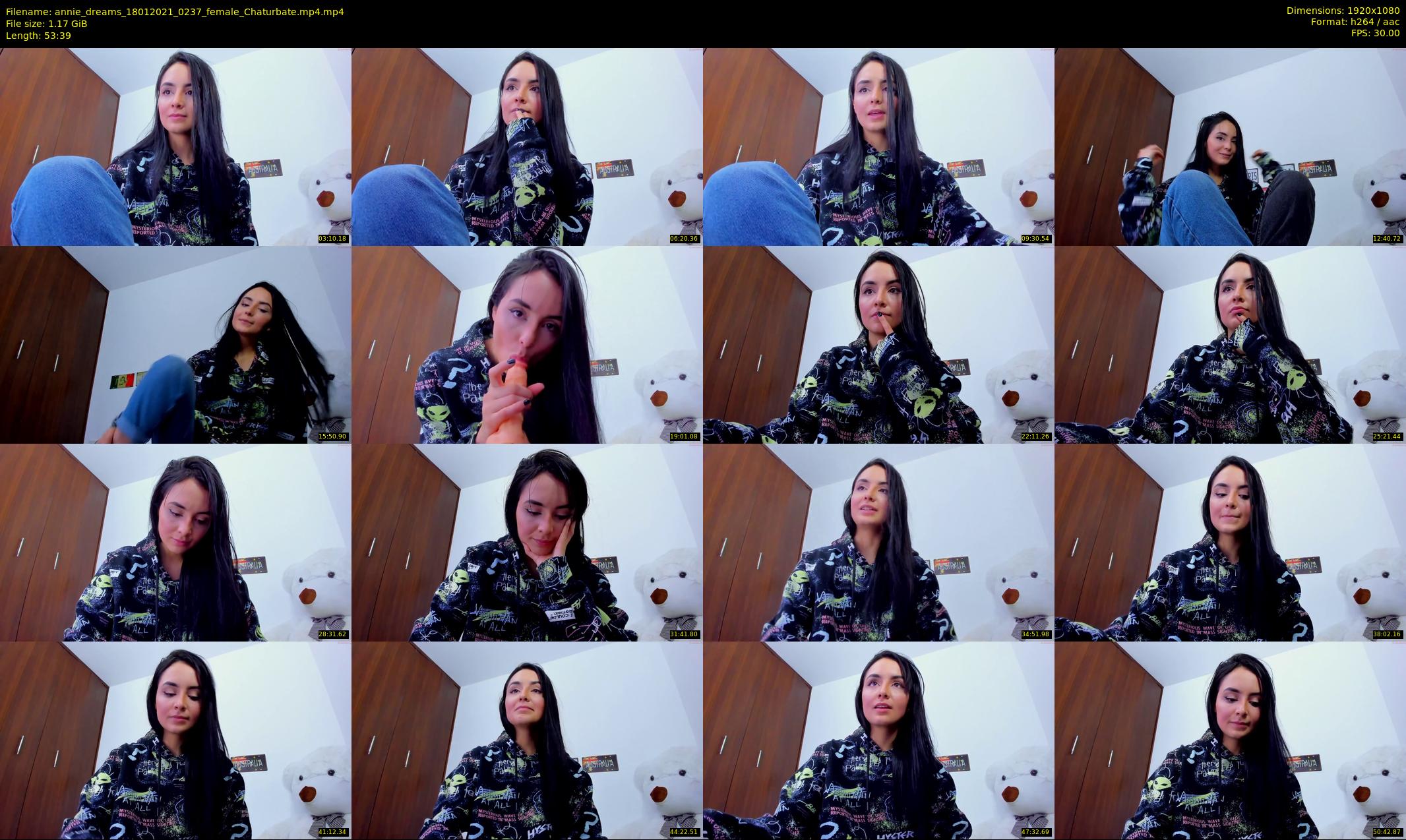 annie_dreams — 54 minute Chaturbate female cam show recording, 1080p, Jan 18, 2021