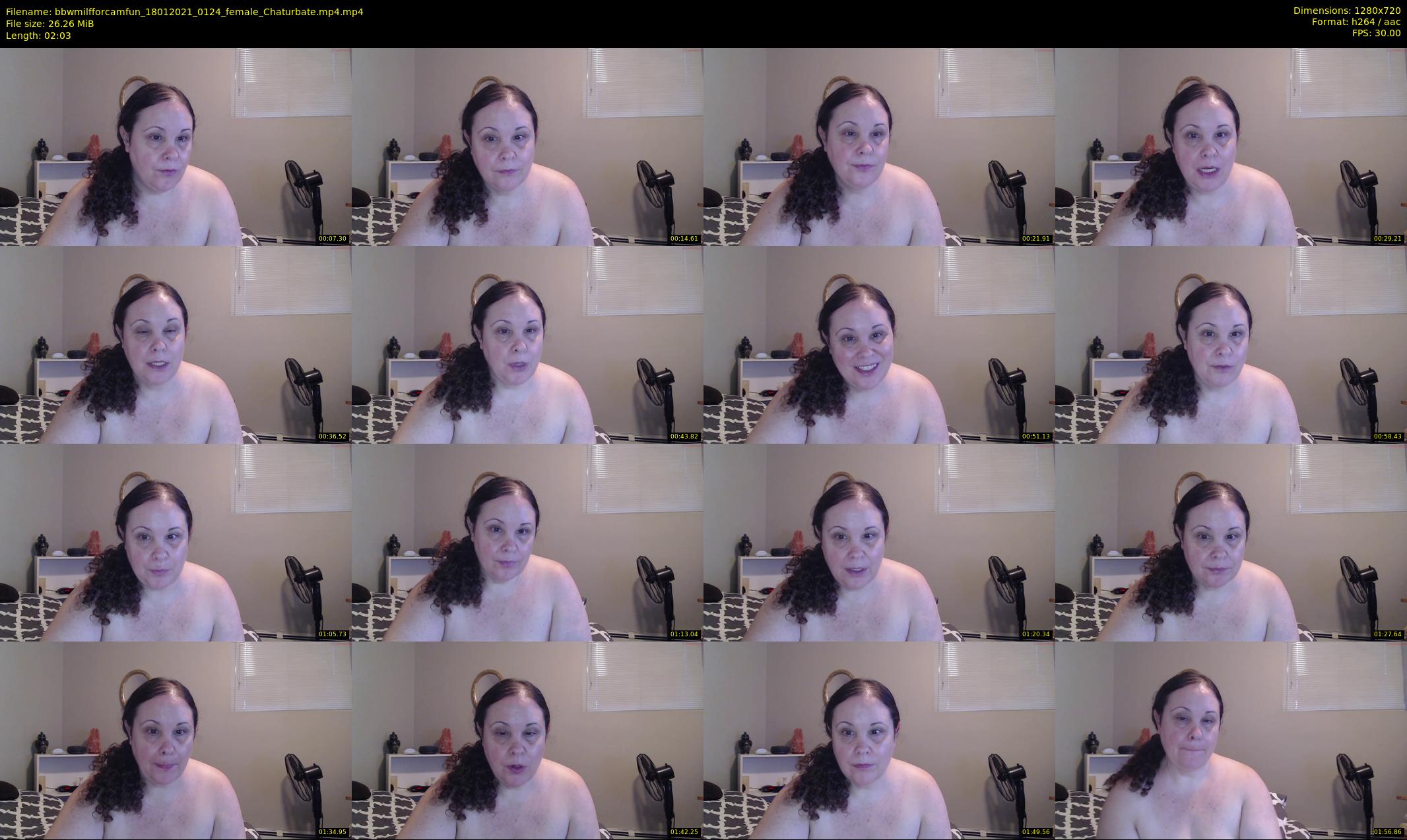 bbwmilfforcamfun — 3 minute Chaturbate female cam show recording, 720p, Jan 18, 2021