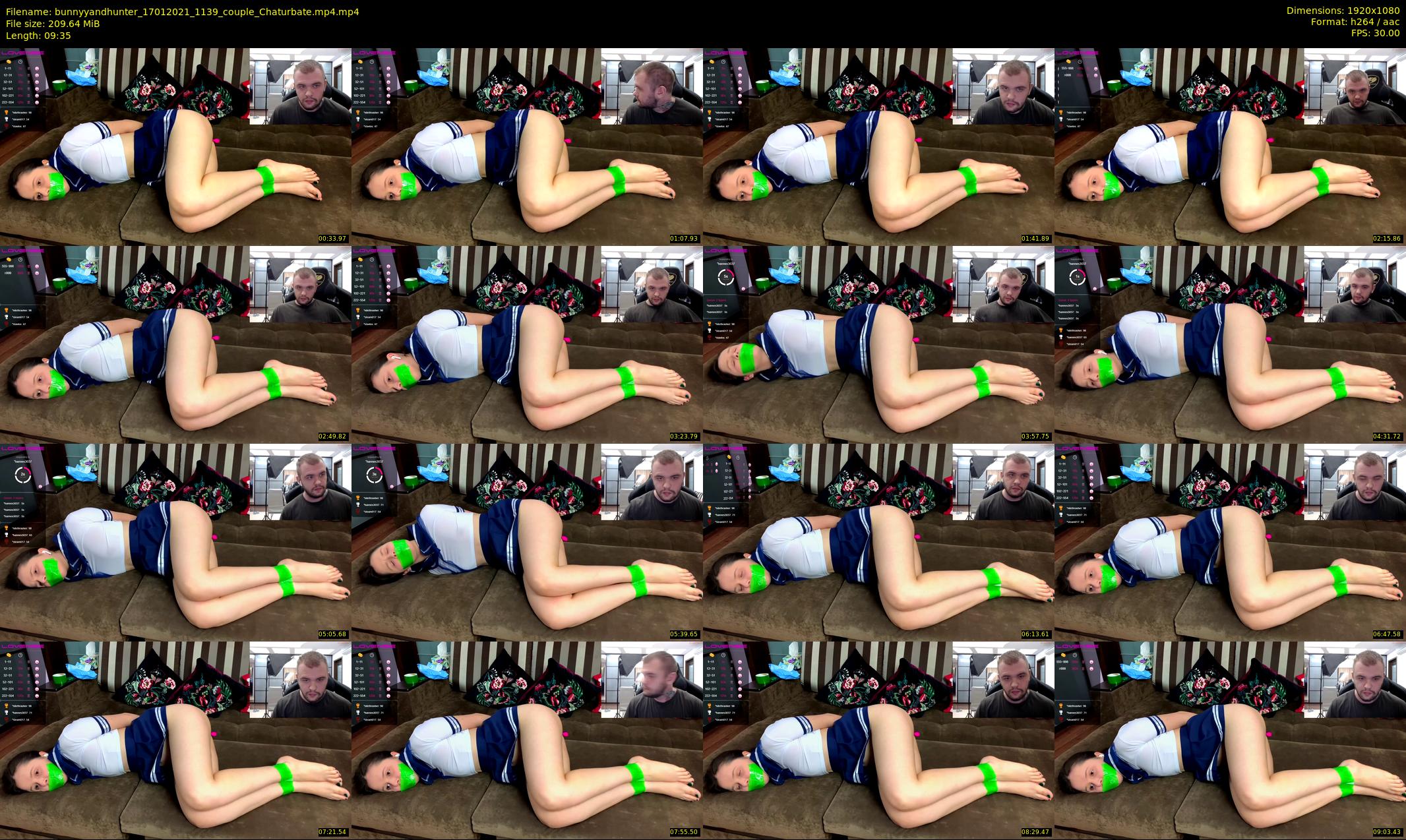 bunnyyandhunter — 10 minute Chaturbate couple cam show recording, 1080p, Jan 17, 2021