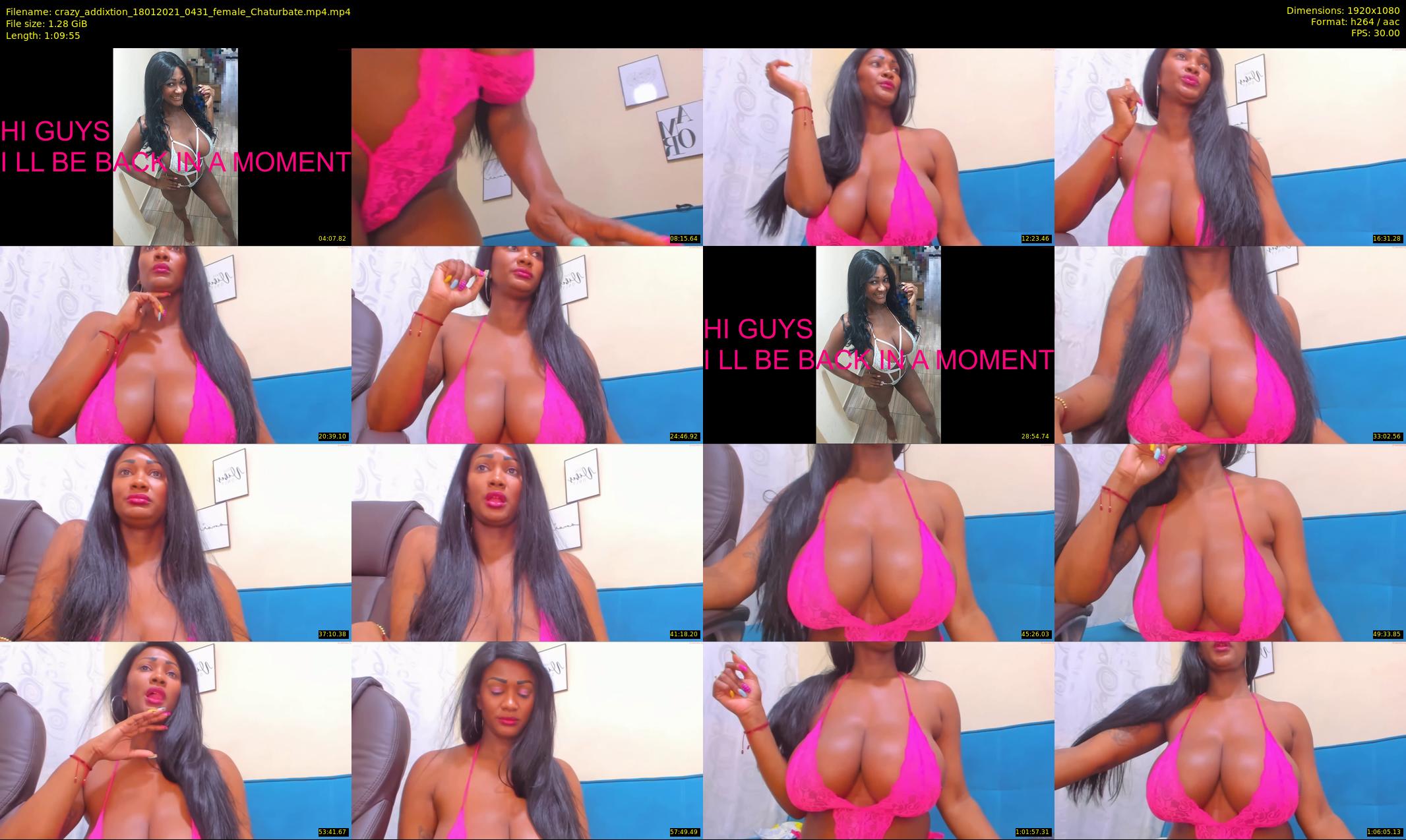 crazy_addixtion — 70 minute Chaturbate female cam show recording, 1080p, Jan 18, 2021