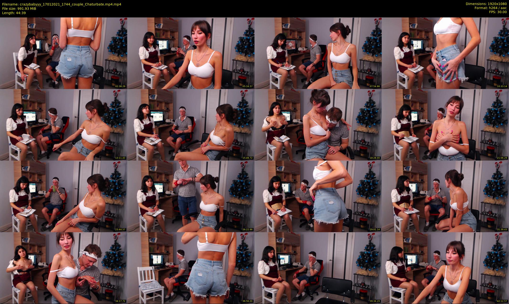 crazybabyyy — 45 minute Chaturbate couple cam show recording, 1080p, Jan 17, 2021