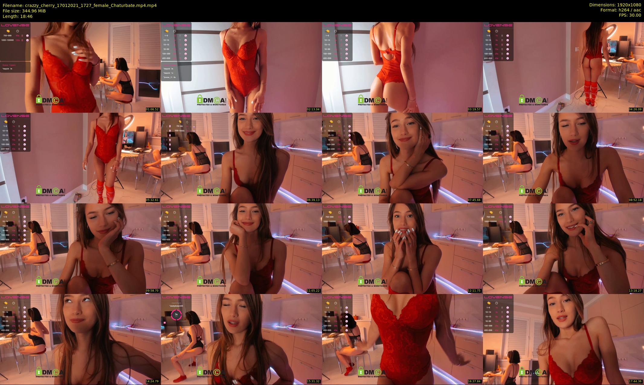 crazzy_cherry — 19 minute Chaturbate female cam show recording, 1080p, Jan 17, 2021