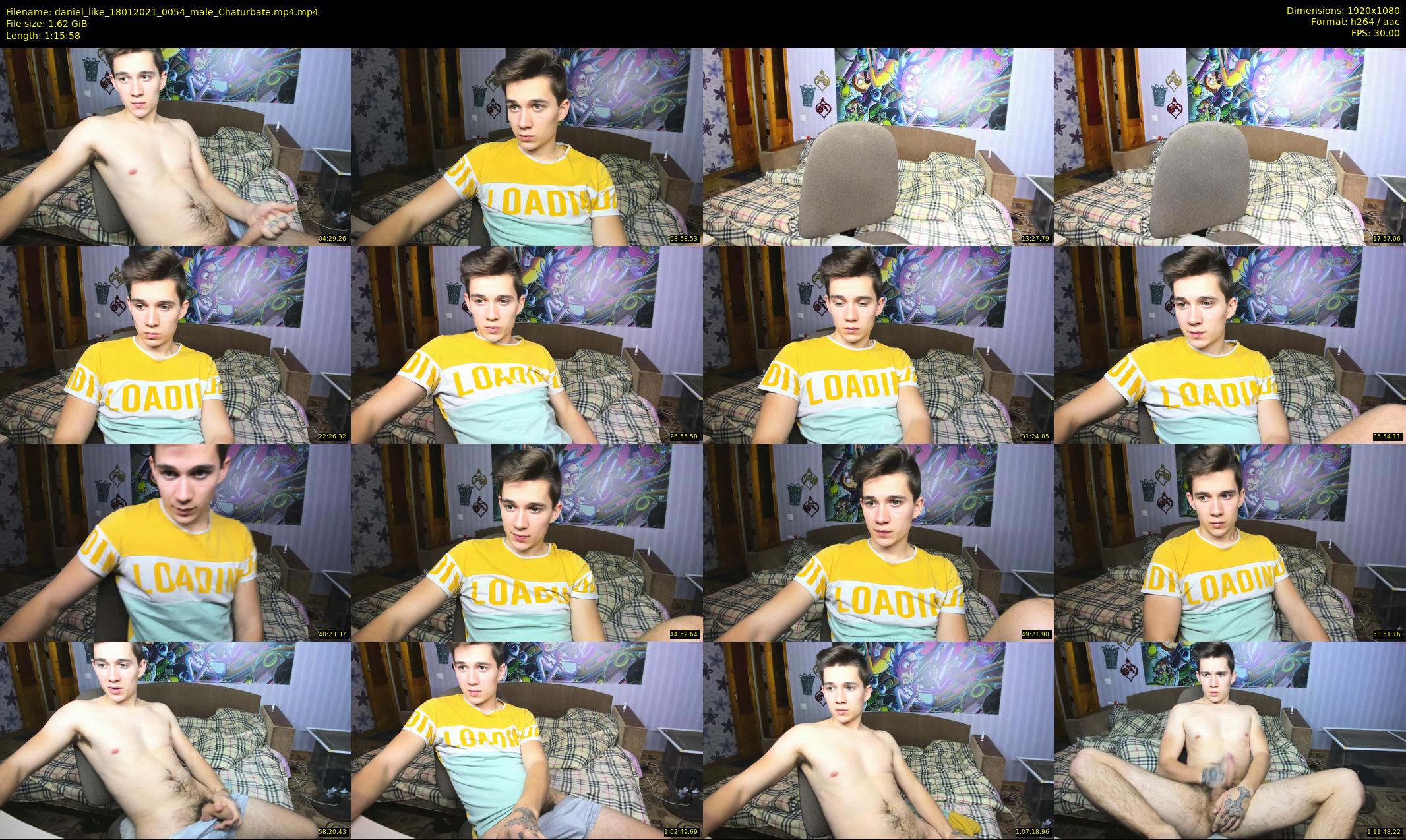 daniel_like — 76 minute Chaturbate male cam show recording, 1080p, Jan 18, 2021
