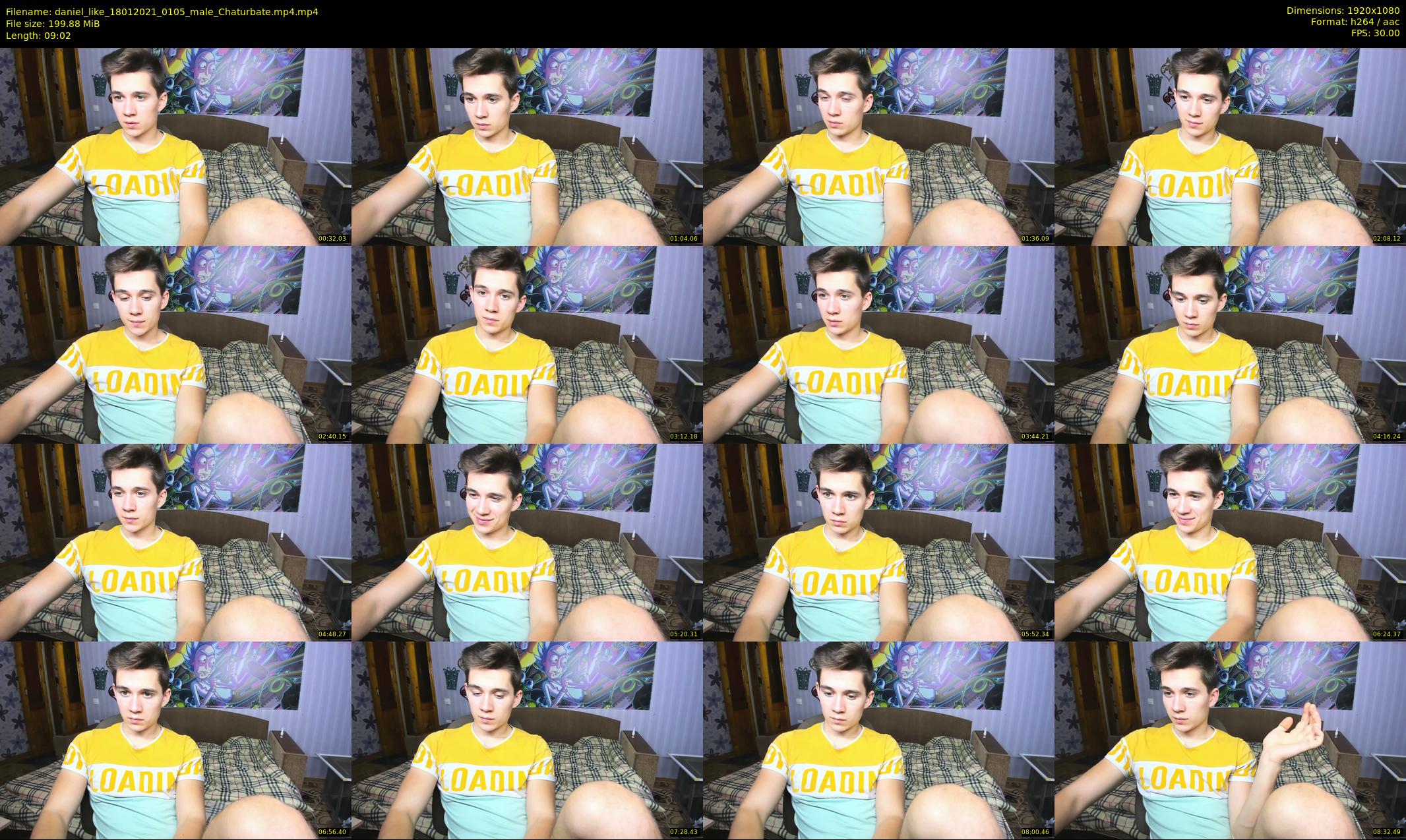 daniel_like — 10 minute Chaturbate male cam show recording, 1080p, Jan 18, 2021
