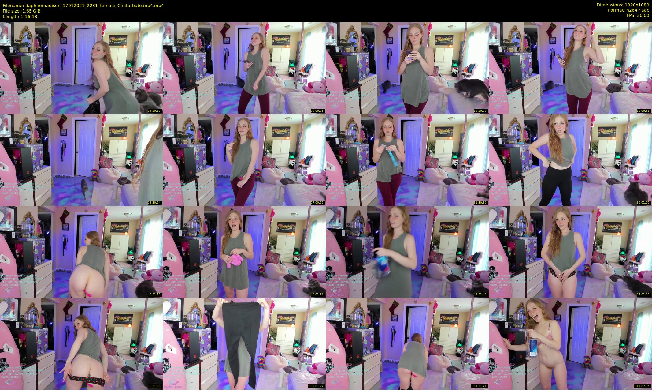 daphnemadison — 77 minute Chaturbate couple cam show recording, 1080p, Jan 17, 2021